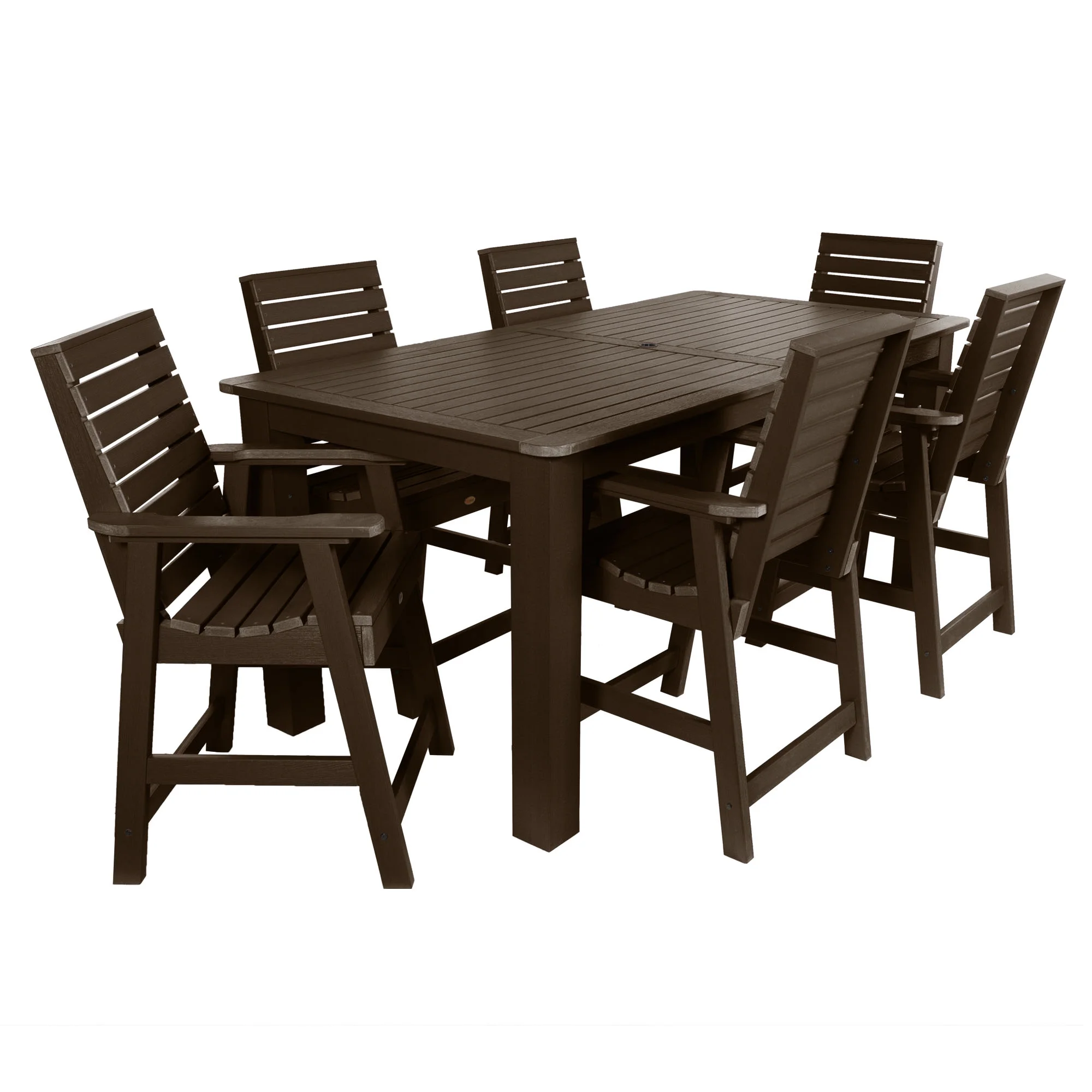 Highwood 7pc Weatherly Rectangular Dining Set - 42