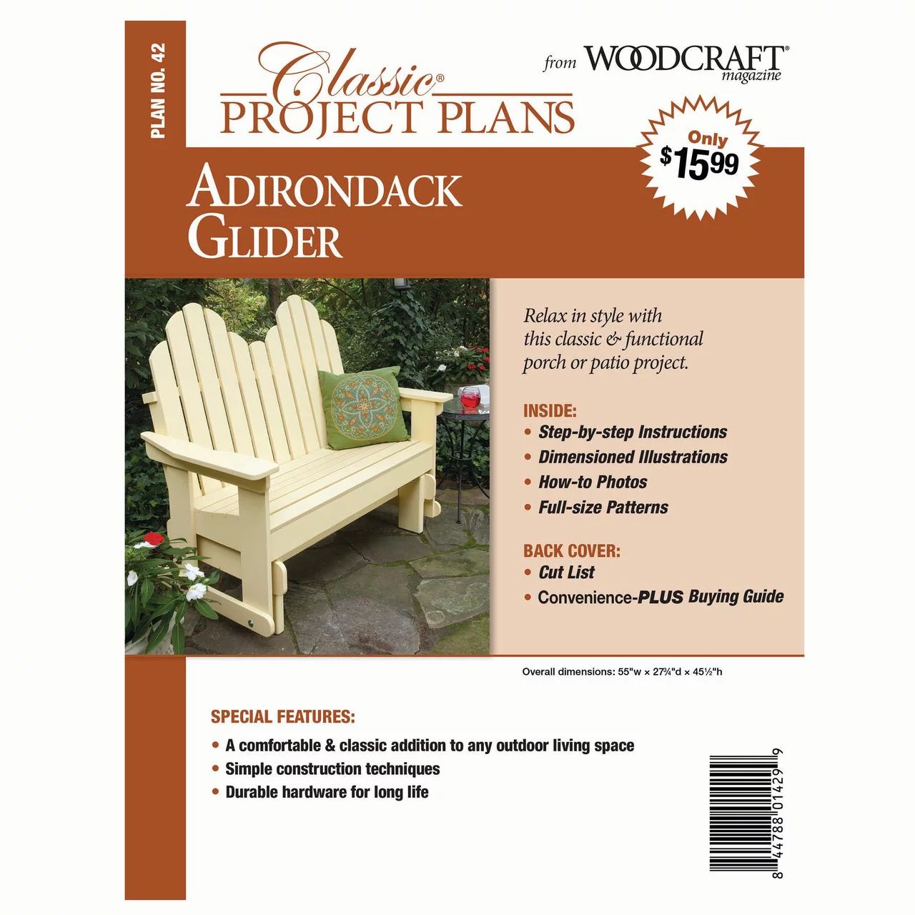 Adirondack Glider - Paper Plan