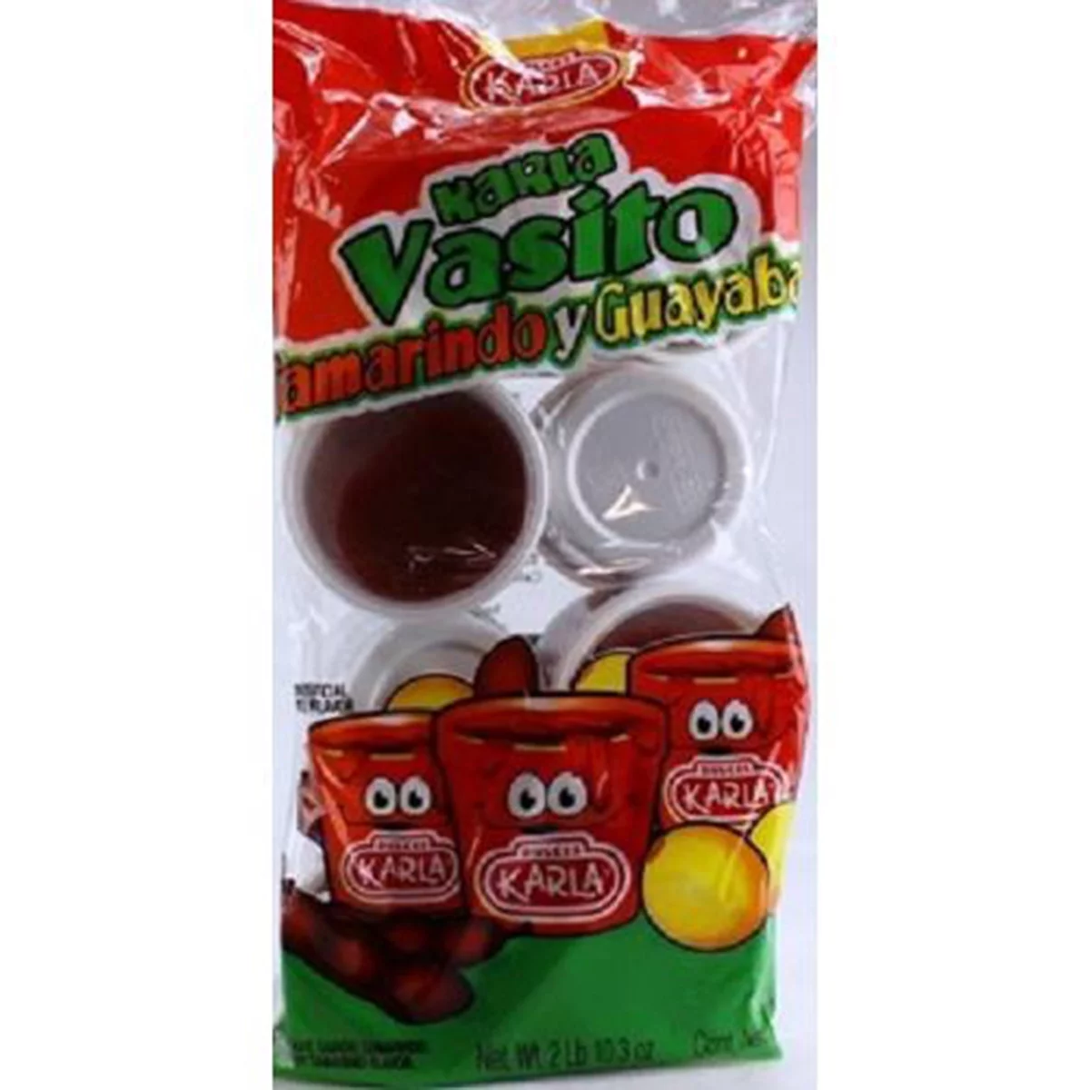 DULCES KARLA KARLA VASITO TAMARIND & GUAVA CANDY CUP 150 grm Each ( 8 in a Pack )