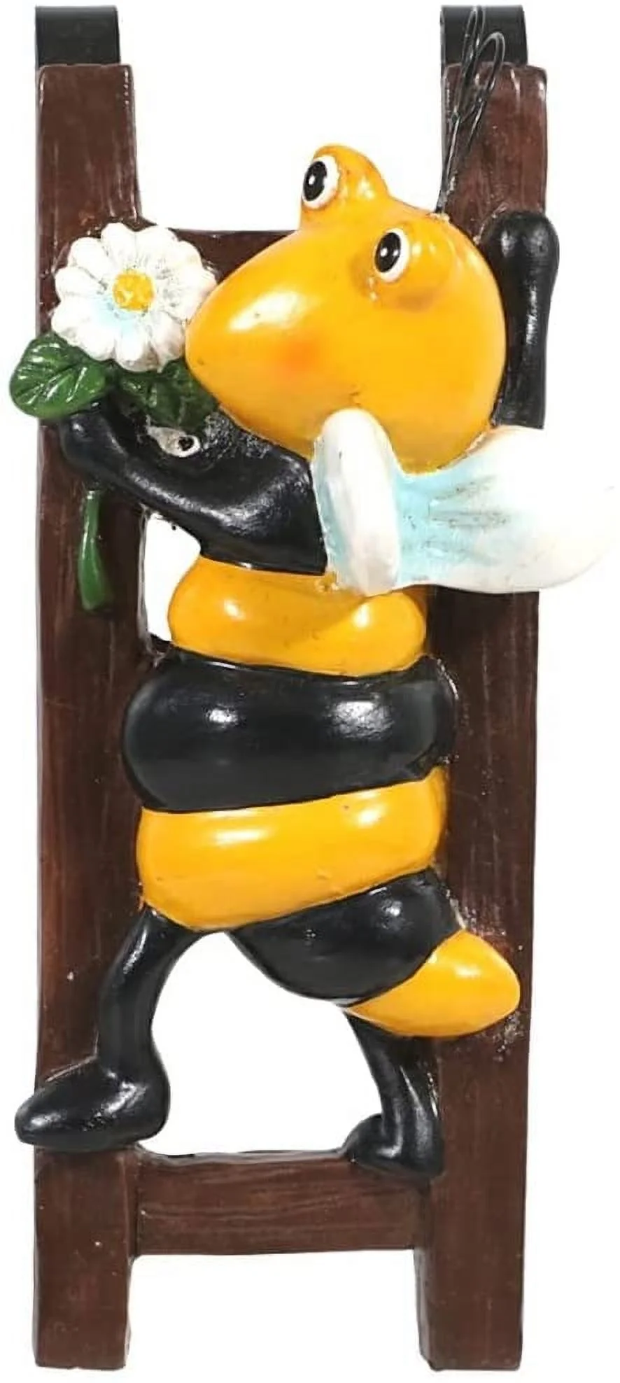 Flower Pot - Hugger Figurine - Bumblebee Garden Decor - Get All The Fun Collections of Pot Pal Climbers - Hanging Planter Decorations - Patio Decor - Yard Décor 4 Packs Design May Vary