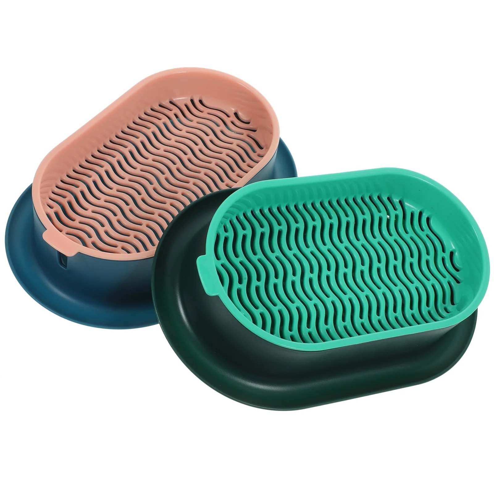 Qumonin 2 Sets Cat Grass Planter Hydroponic Planting Box Soilless Catnip Planting Box Cat Grass Box