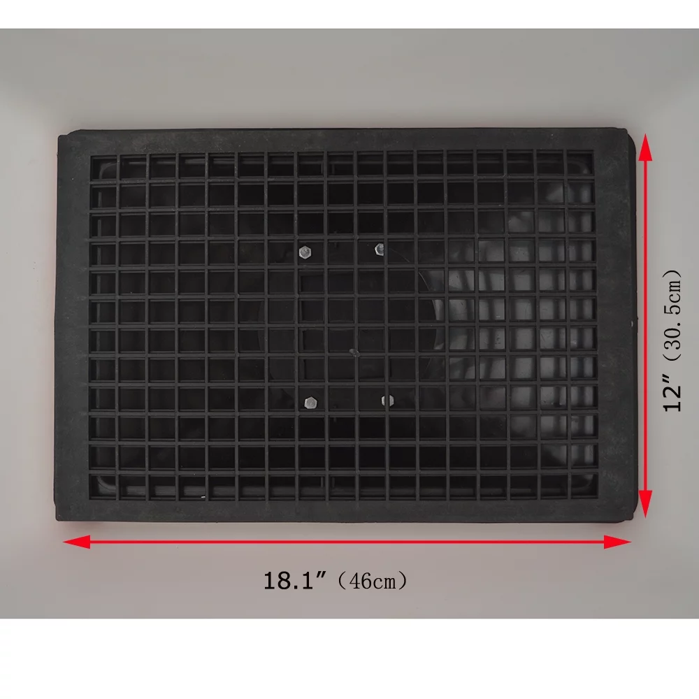 INTSUPERMAI 12-Volt ATV Broadcast Spreader for Seed Fertilizer Load 265lbs