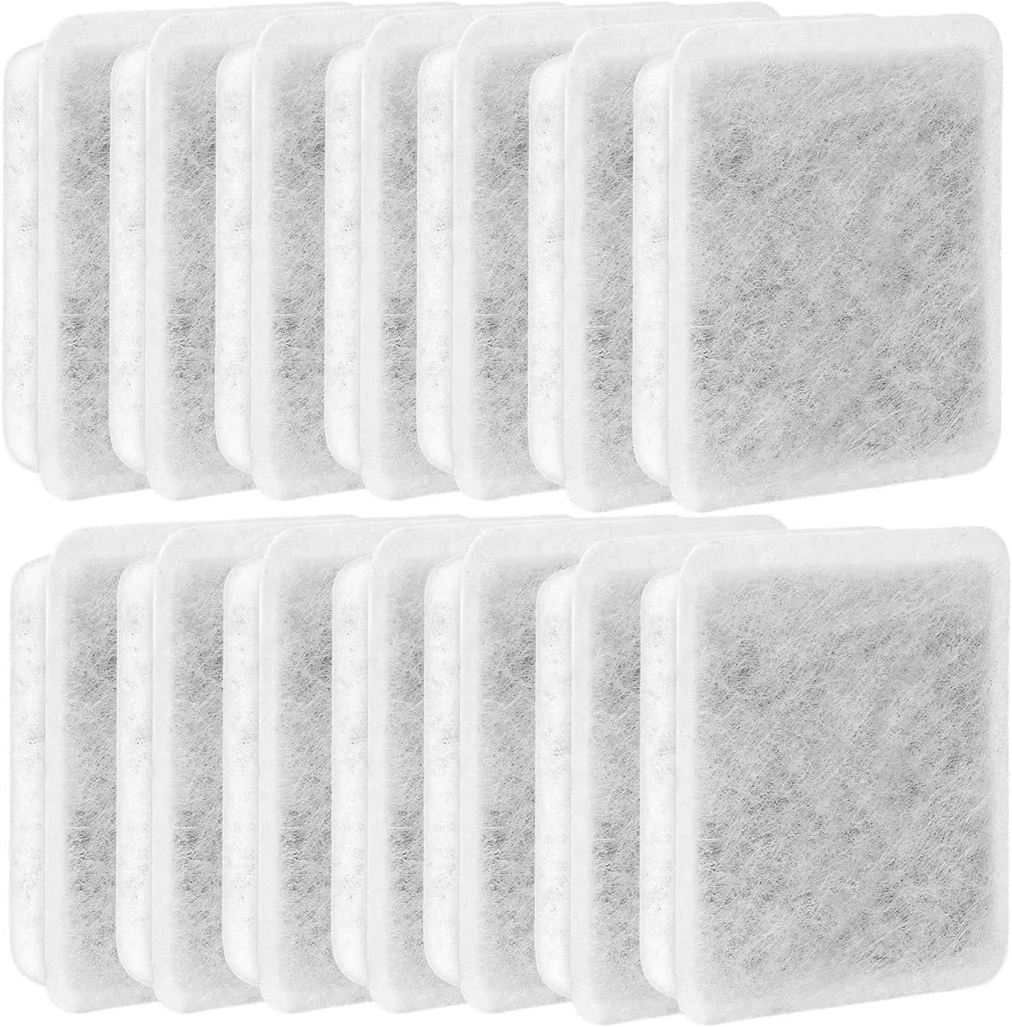 Dog Water Bowl Filter Replacement Charcoal Water Filter, 14 Pack Pet Fountain Water Filter Fit for Gravity Waterer Bowls