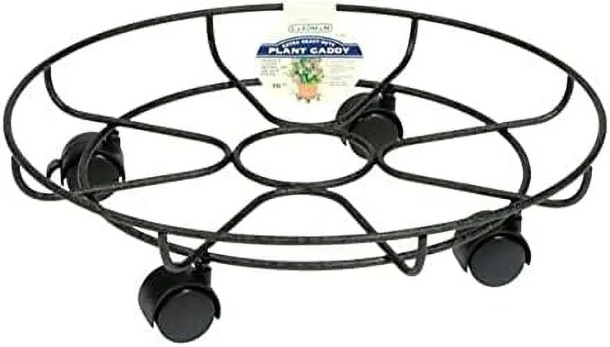 4.5 in. H X 16 W Metal Planter Black Modern Contemporary