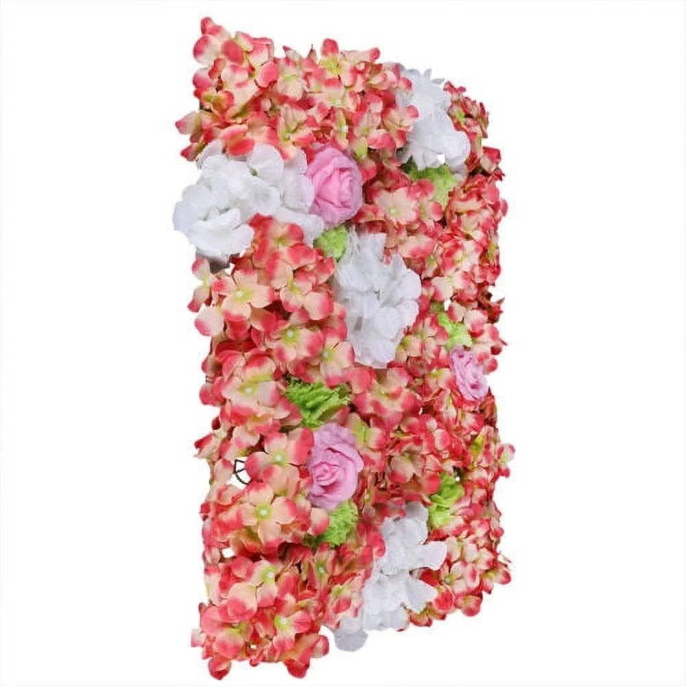 6 Pack Artificial Fake Flower Hydrangea Wall Panel Banquet Wedding Backdrop Wall