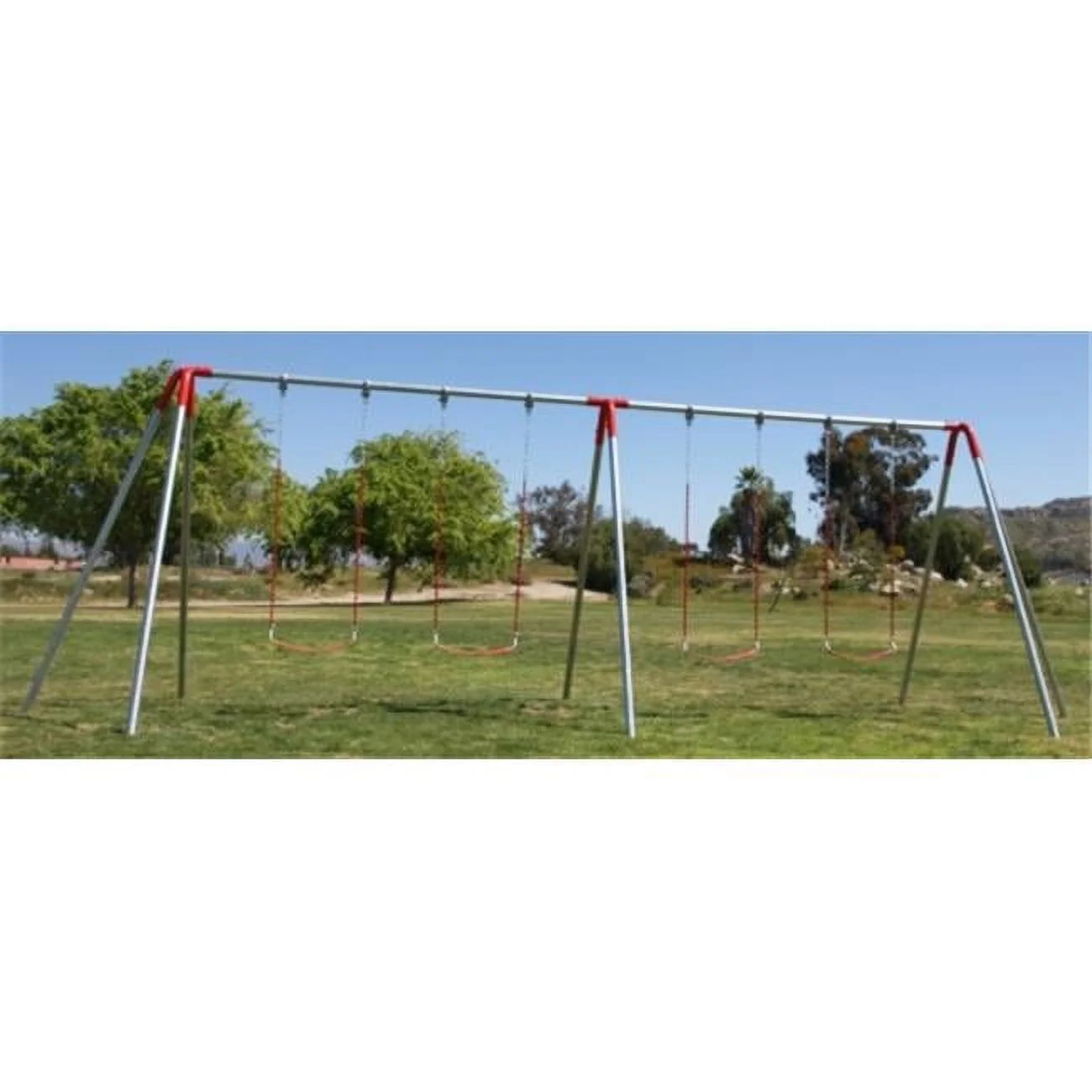 Jensen Swing  HEAVY 10 ft.  HIGH 4 Swing - 2 Bay - Commercial / Residential