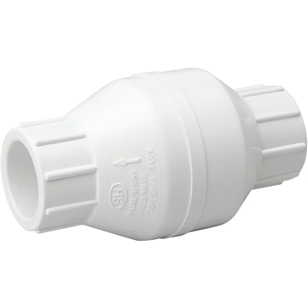 1 PK, ProLine 101-608-ProLine 2 In. PVC Schedule 40 Solvent Check Valve