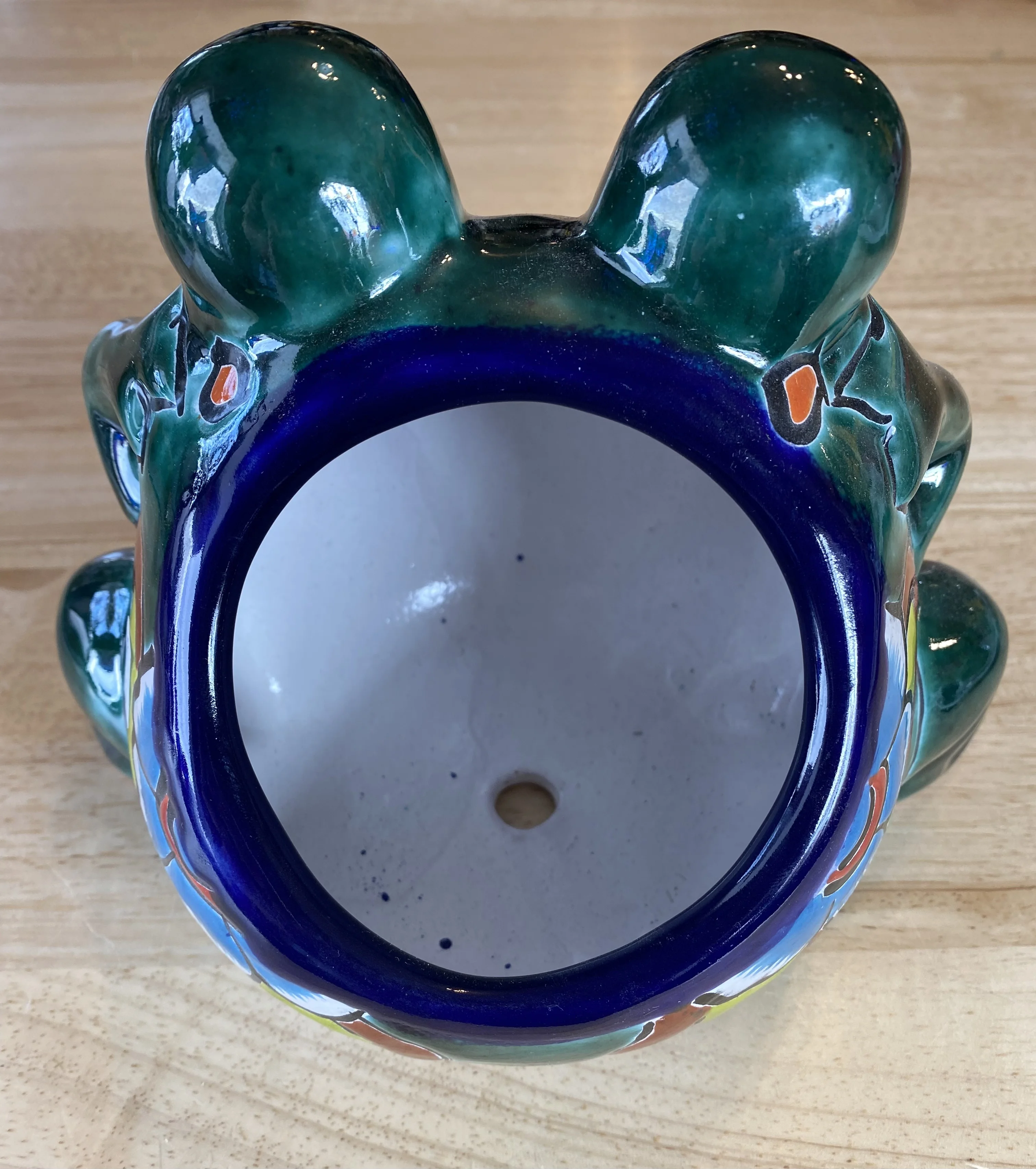 Frog Talavera Pottery Planter