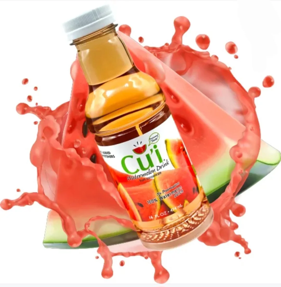Cu'i Watermelon Juice Drink, 100% All Natural Watermelon Juice, 12 Pack, 16 fl oz