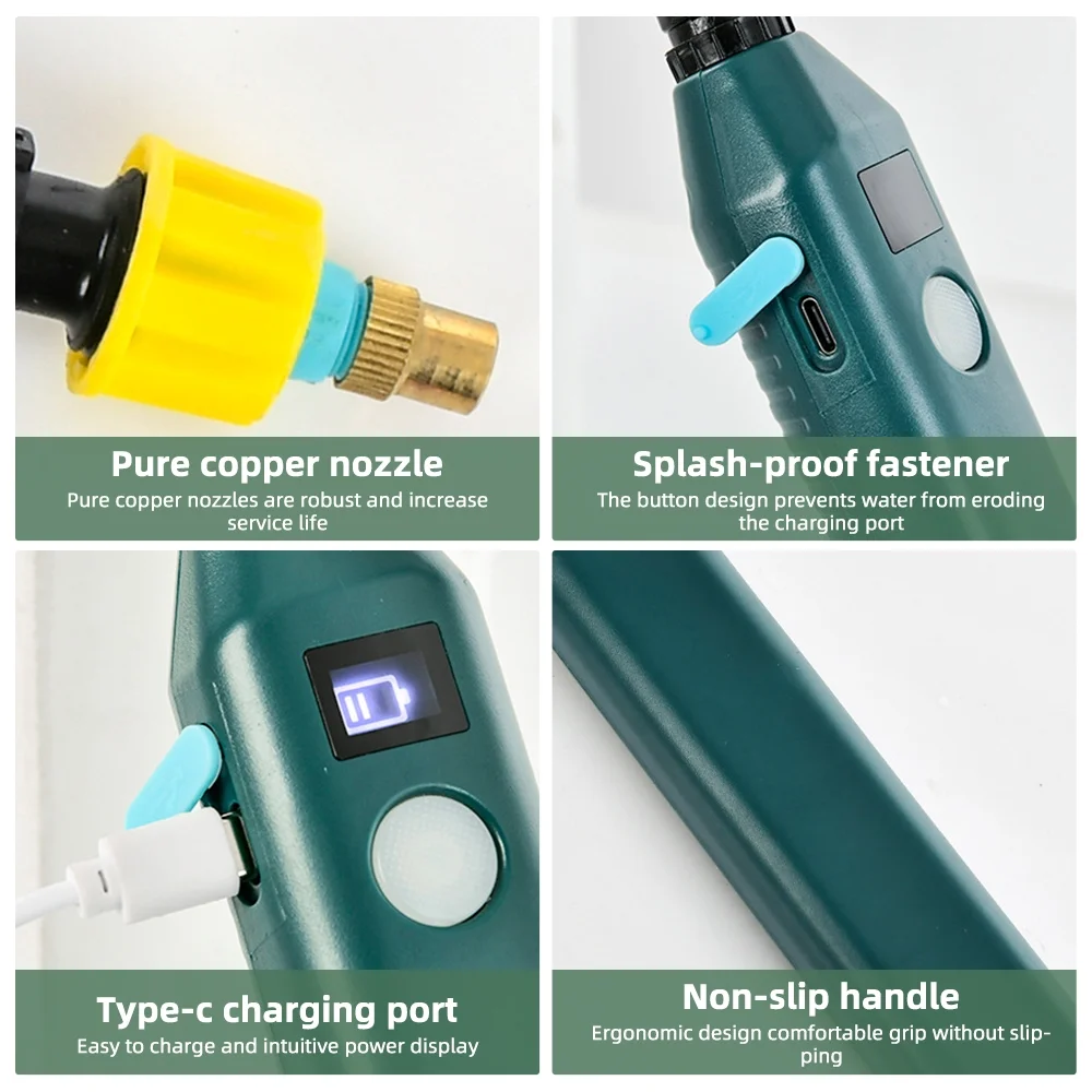 sprayer,Sprayer Wand And 2 Spare Adjustable Display 6.5 Feet And Display Handheld With 6.5 Feet 23 Inch Sprayer Stainless Steel Water Wand Spray Adjustable 2 Spare Copper