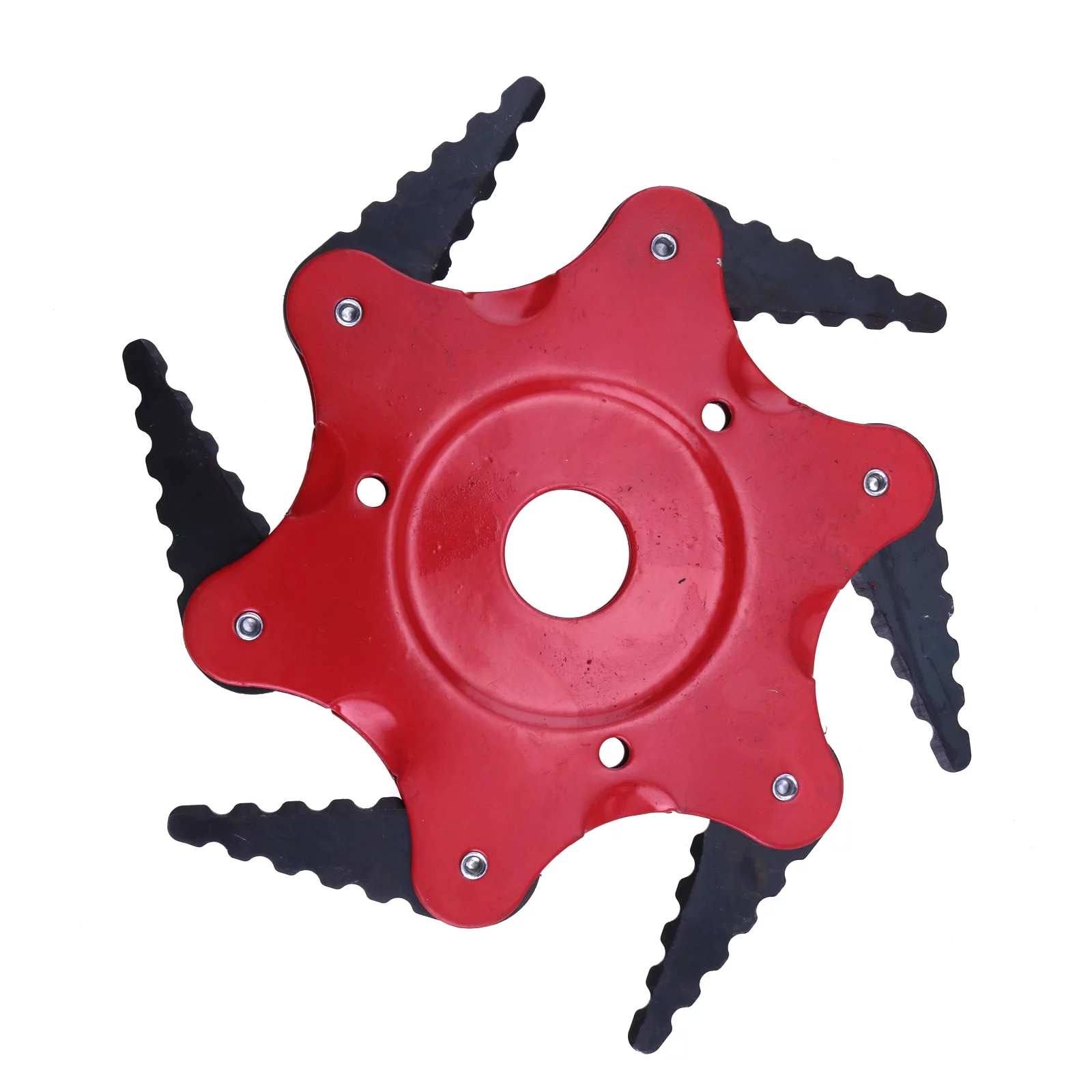 Steel Trimmer Head - Premium 65Mn Steel Razors Trimmer Head, Upgraded Universal Mower Blades Metal, Professional Steel Razor Trimmer Head (Red)