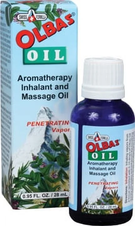 Olbas Oil, Aromatherapy Inhalent and Massage Oil, 28 ml