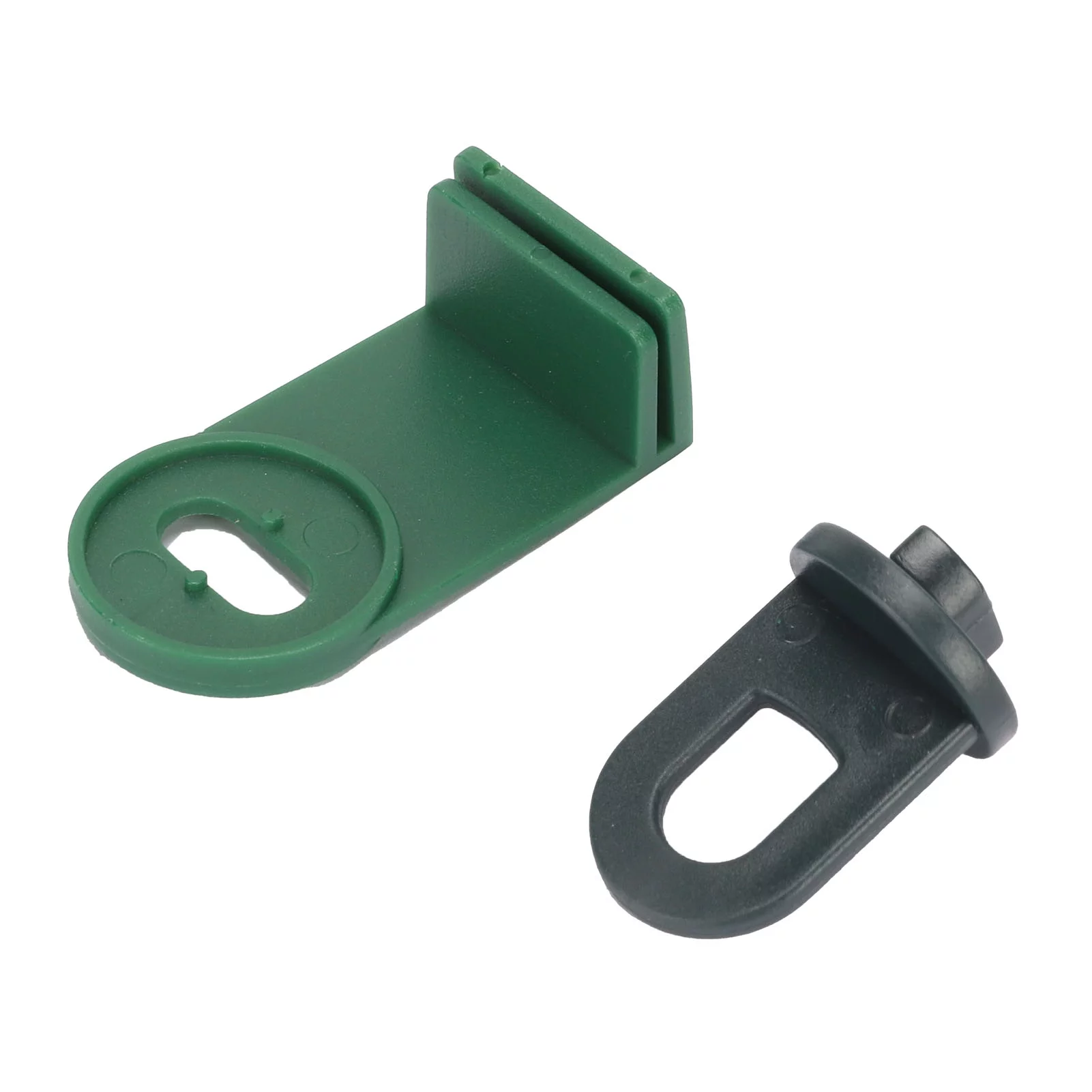 Qukaim Plastic Greenhouse Twist Clips, 50PCS Greenhouse Shading Fixing Clips with 50 Ring Buckle, Insulation Plant Hangers