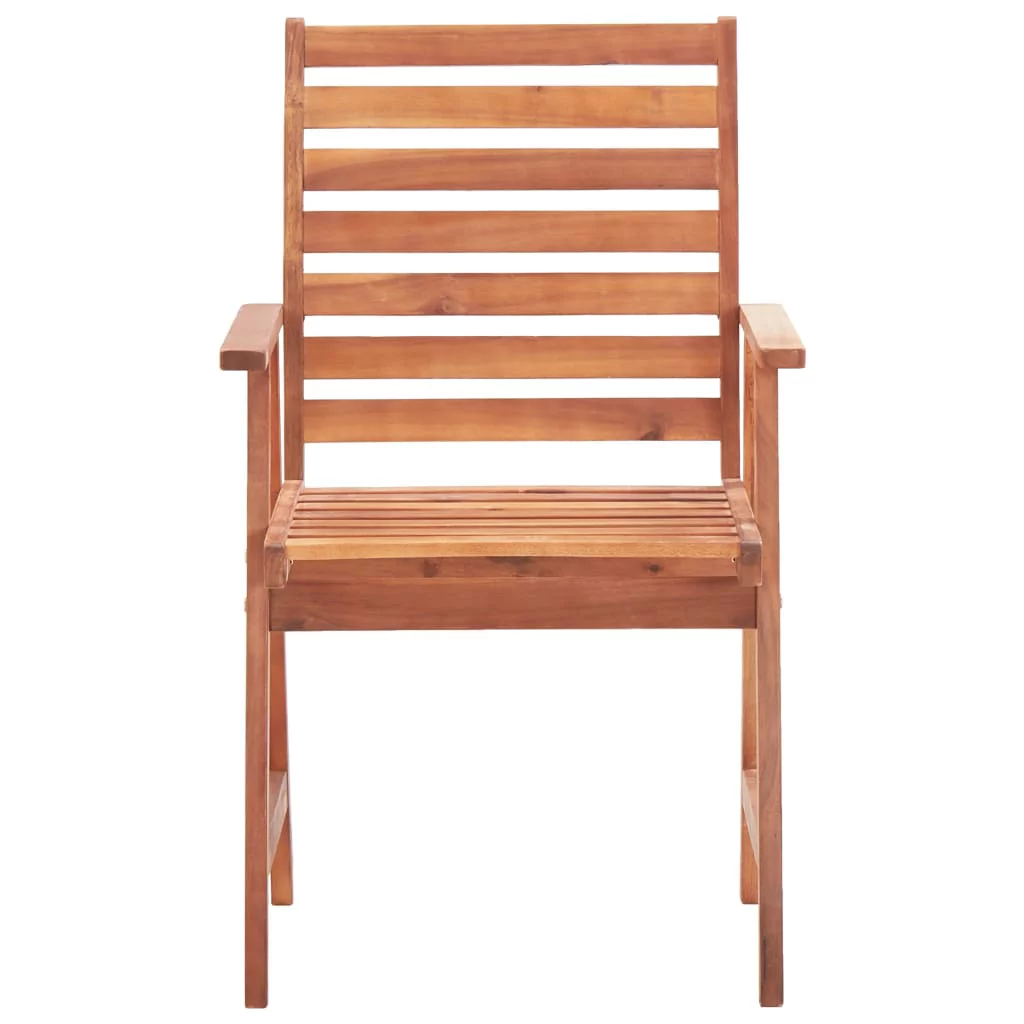 Patio Dining Chairs 4 pcs Solid Acacia Wood