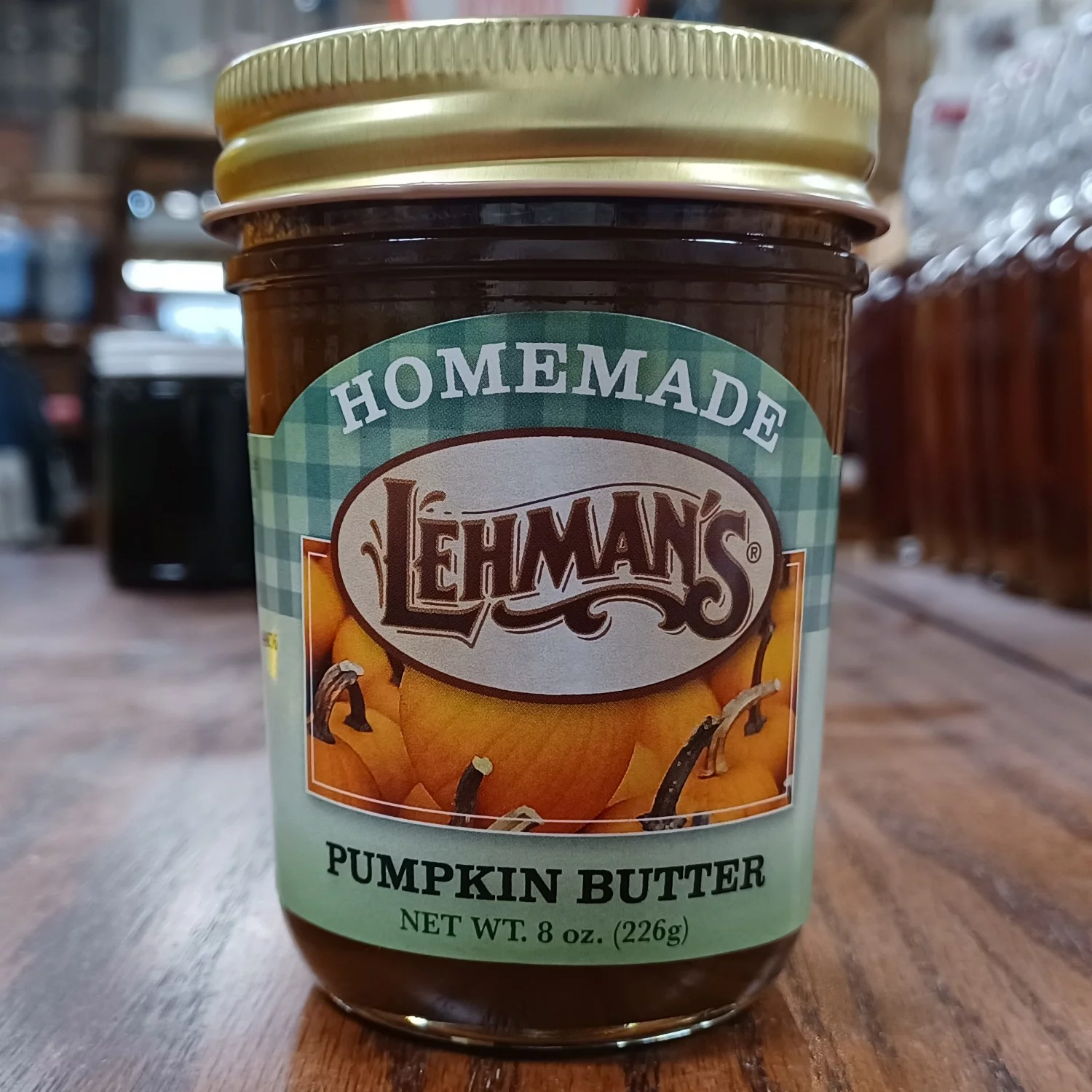 Lehman's Homemade All Natural Pumpkin Butter No Preservatives, 8 Oz