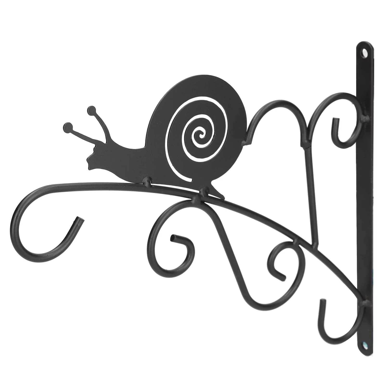 Hanging Basket Flower Stand European Style Wall Mounted Wrought Iron Flower Basket Living Room Balcony Flower Stand