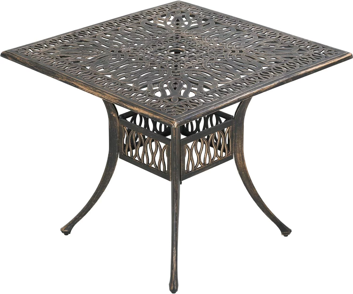 Patio Dining Table Outdoor Dining Table  Iron Patio Furniture Outdoor Table Patio Table Patio Furniture Weather Resistant
