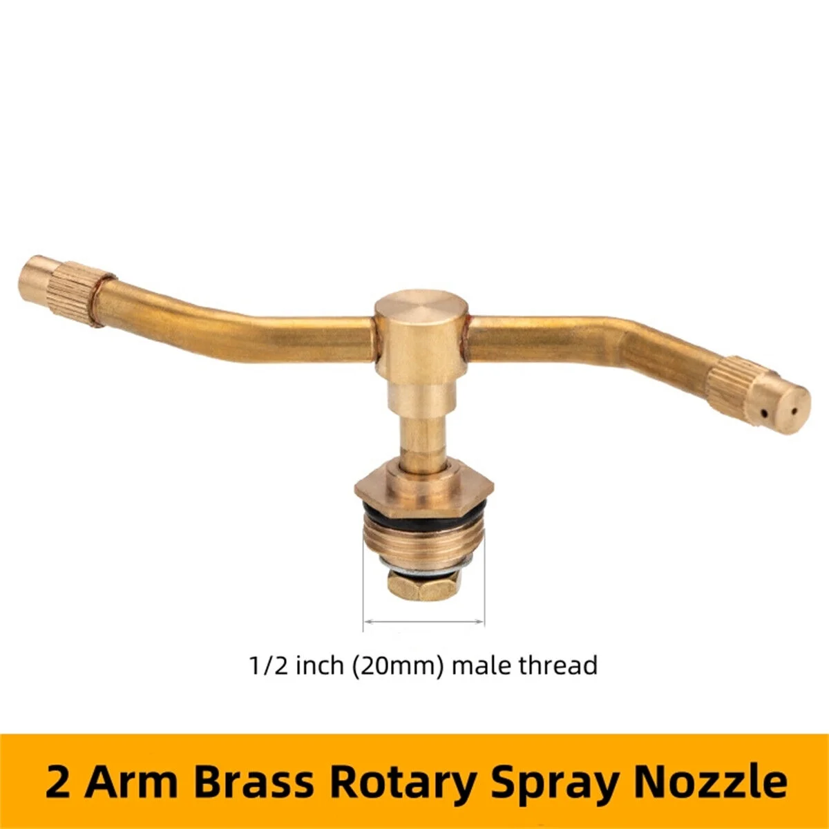 2/3/4 Arm 360° Automatic Rotating Irrigation Lawn Sprinkler Head Spray Nozzles