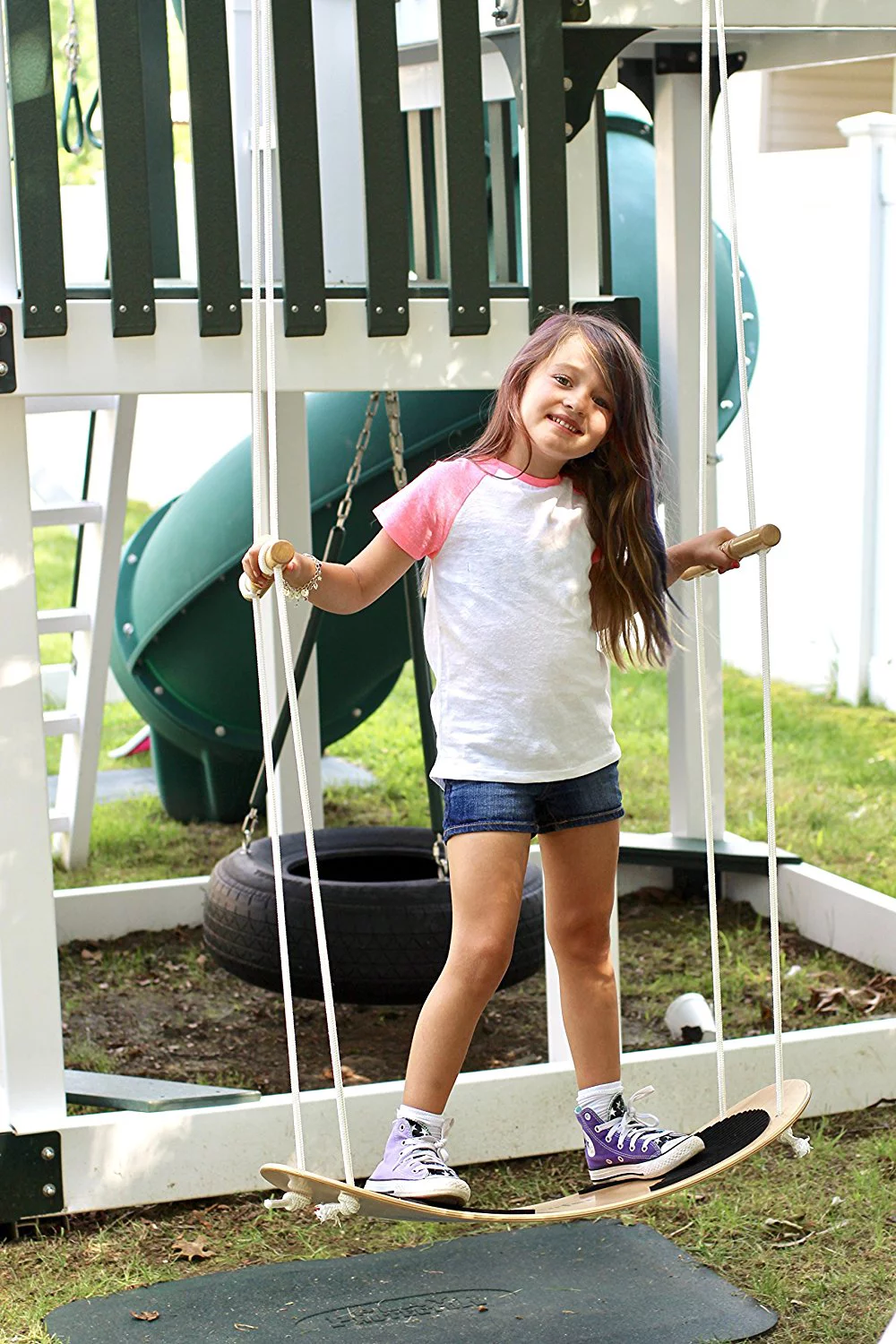 Swurfer Swingset Conversion Bracket Green No Tree Required Swing Set Attachment