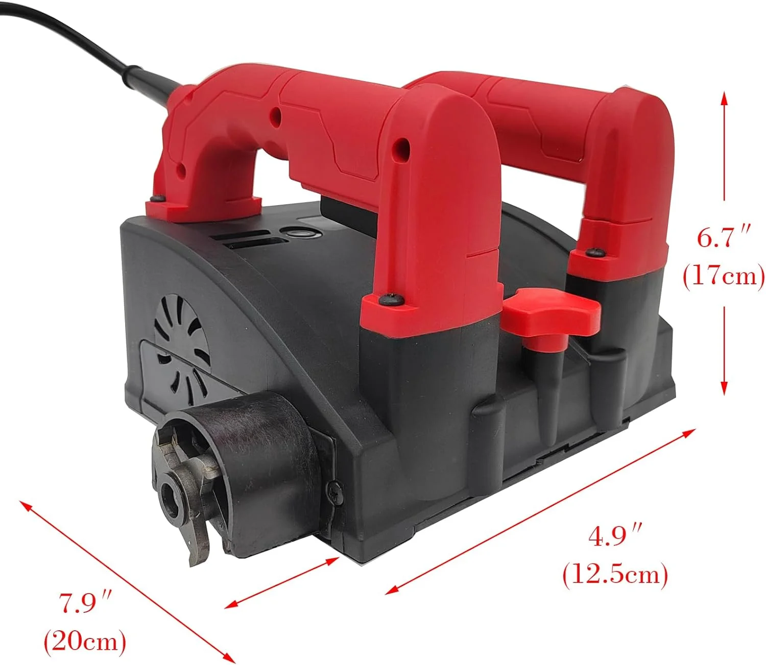 Electric Wall Planer Putty Concrete Wall Renovation Shovel Gray Machine Cutting Depth 1-4mm