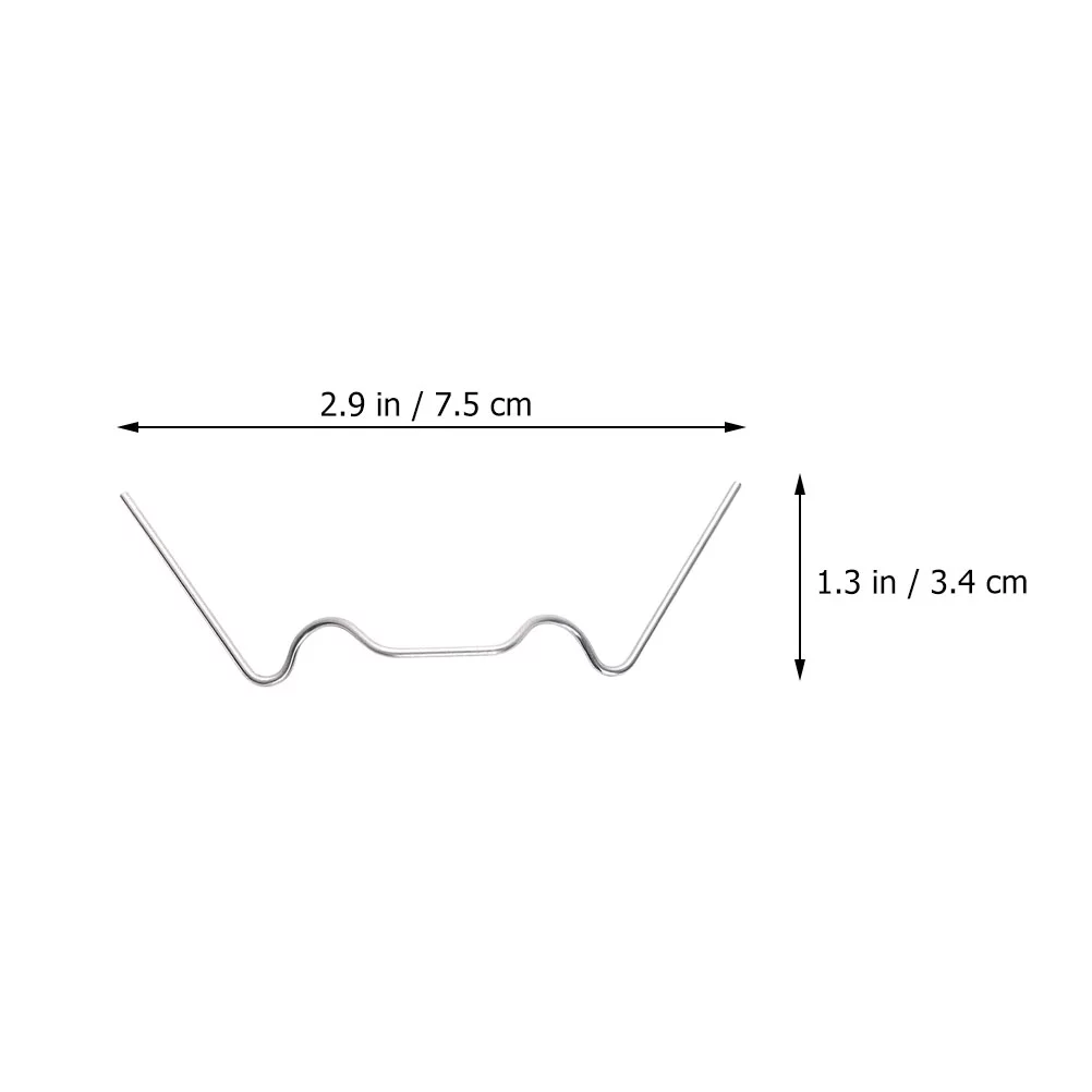 100Pcs Greenhouse Glass Pane Clips Greenhouse W Wire Clips Glazing Z Type Clips