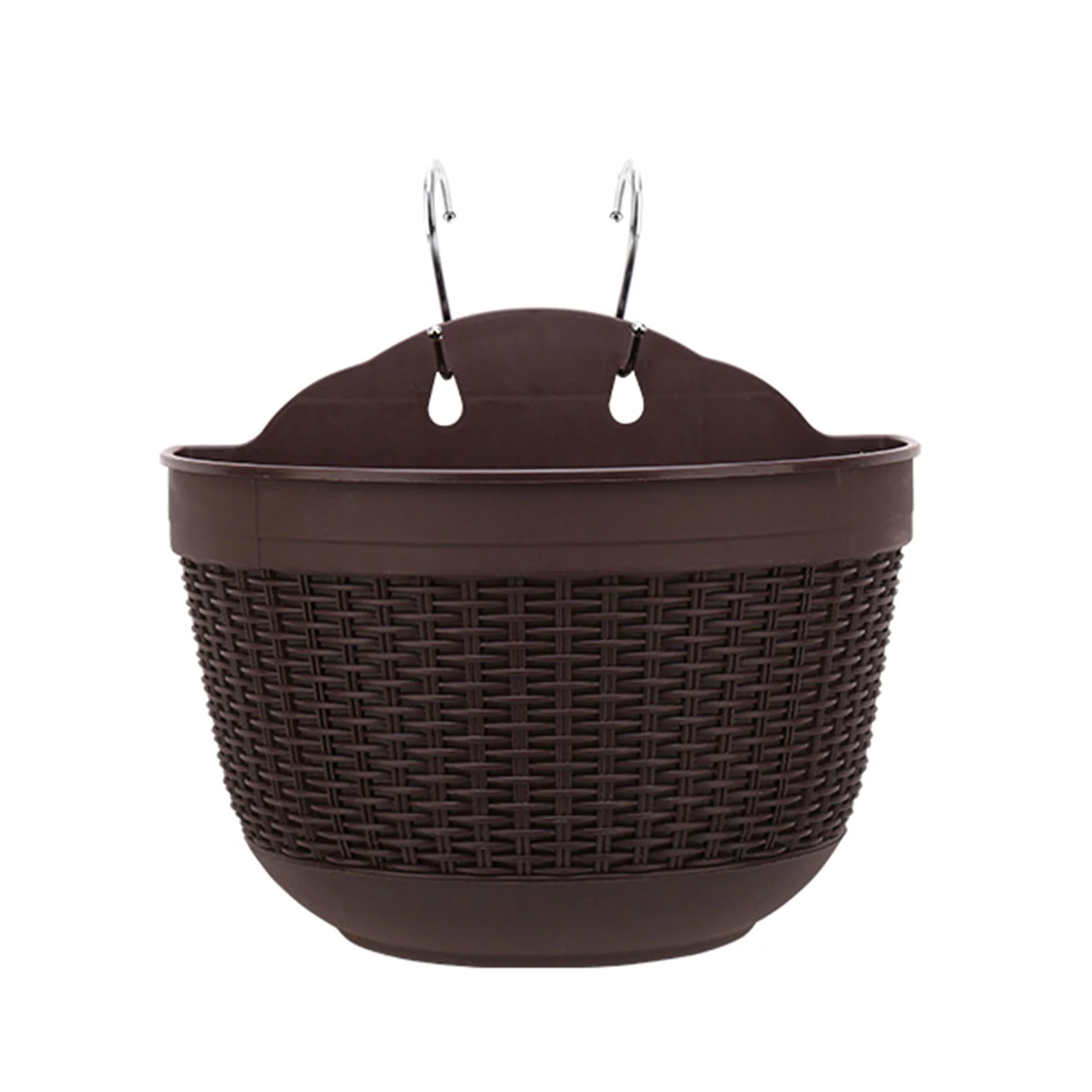 Yejaeka Wall-Mounted Flower Pot Flower Basket Planter Rattan Vase Basket