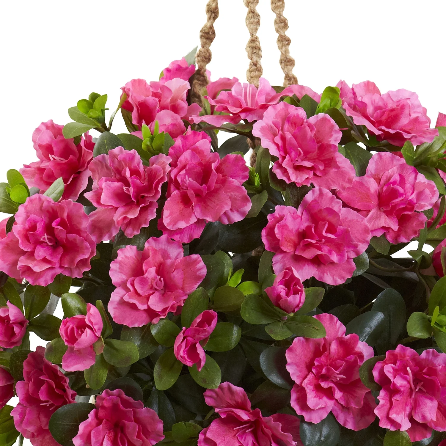 HomeStock Modern Minimalism Flowering Silk Hanging Basket
