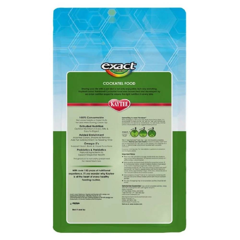 Kaytee Exact Rainbow Cockatiel 3 lb