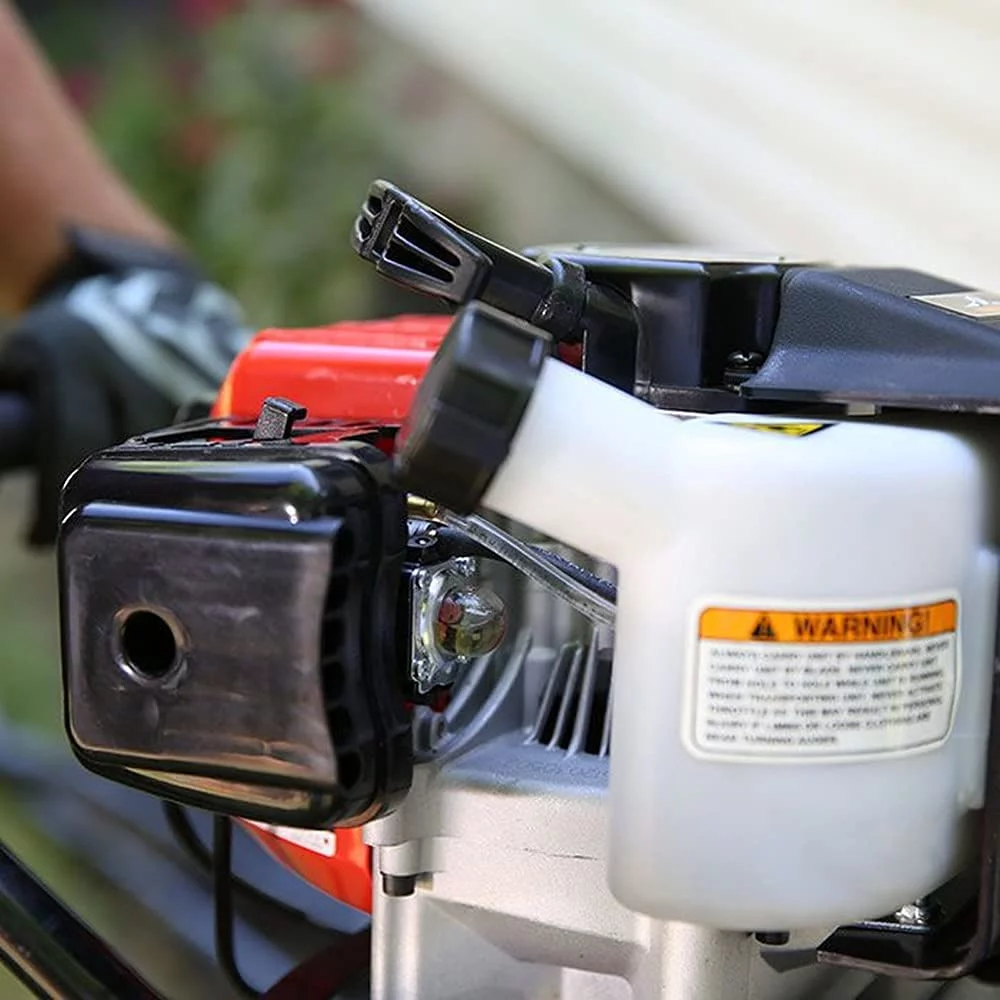 GardenTrax 8 Inch Auger Drill Bit 43cc 2cycle Powerhead Earth Auger Combo