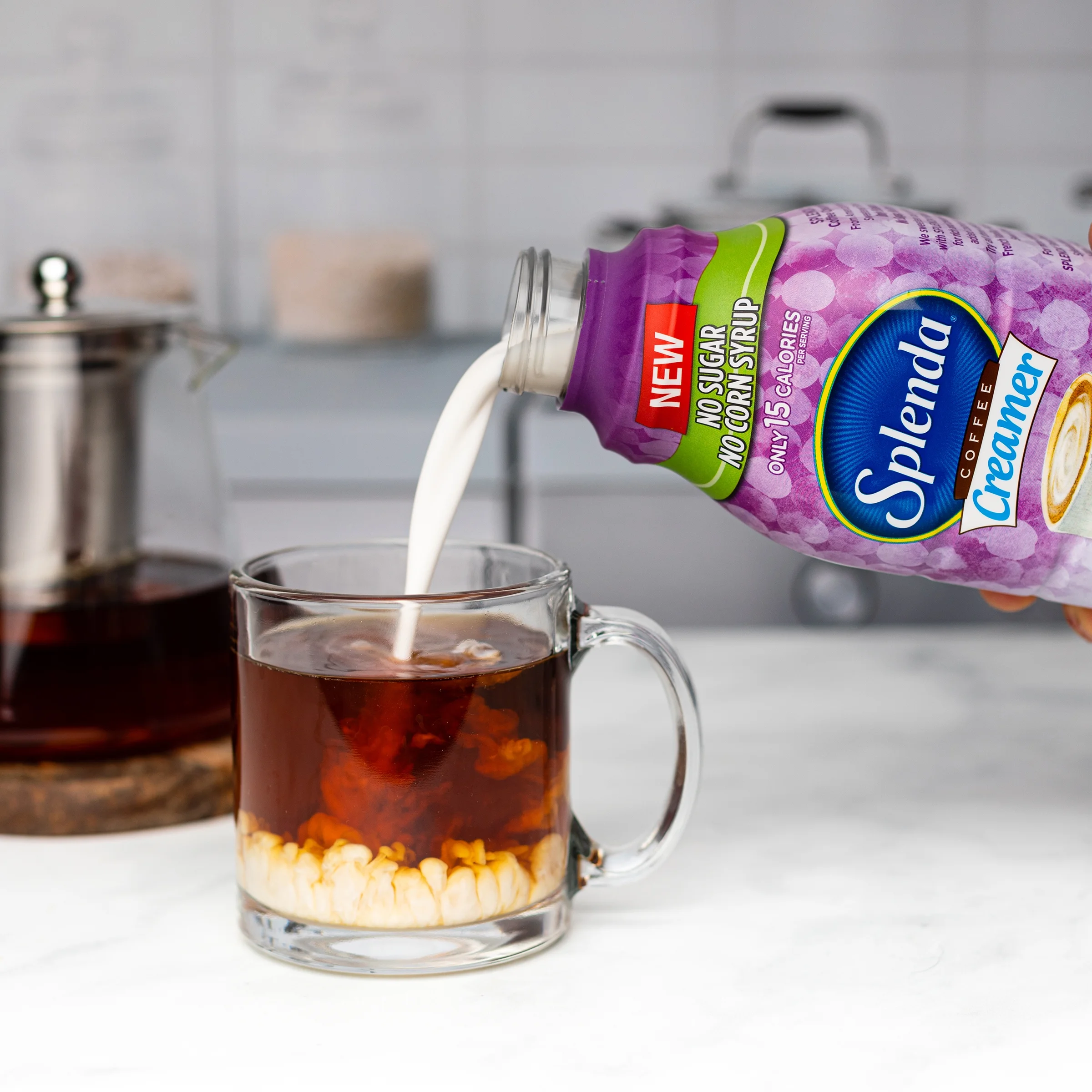 Splenda Sweet Cream Liquid Coffee Creamer, 32 fl oz Bottle