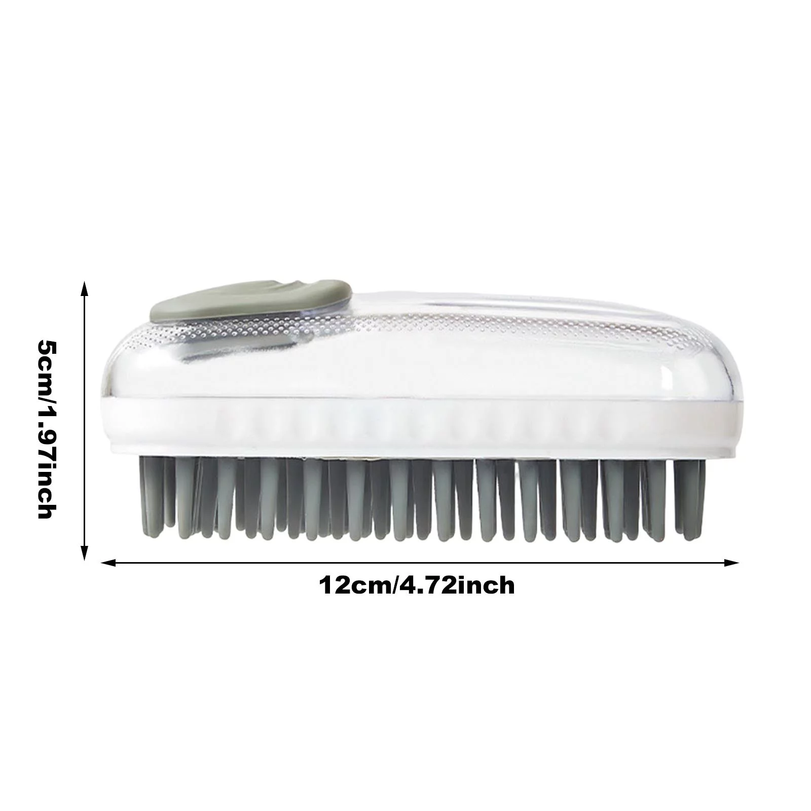 Long Hair Dog Brush And Comb Cat And Dog Bath Brush Exfoliating Massage Soft Hair Wet And Dry With Dog Shampoo Bath Brush Hair Deep Cleaning Pointed Brush