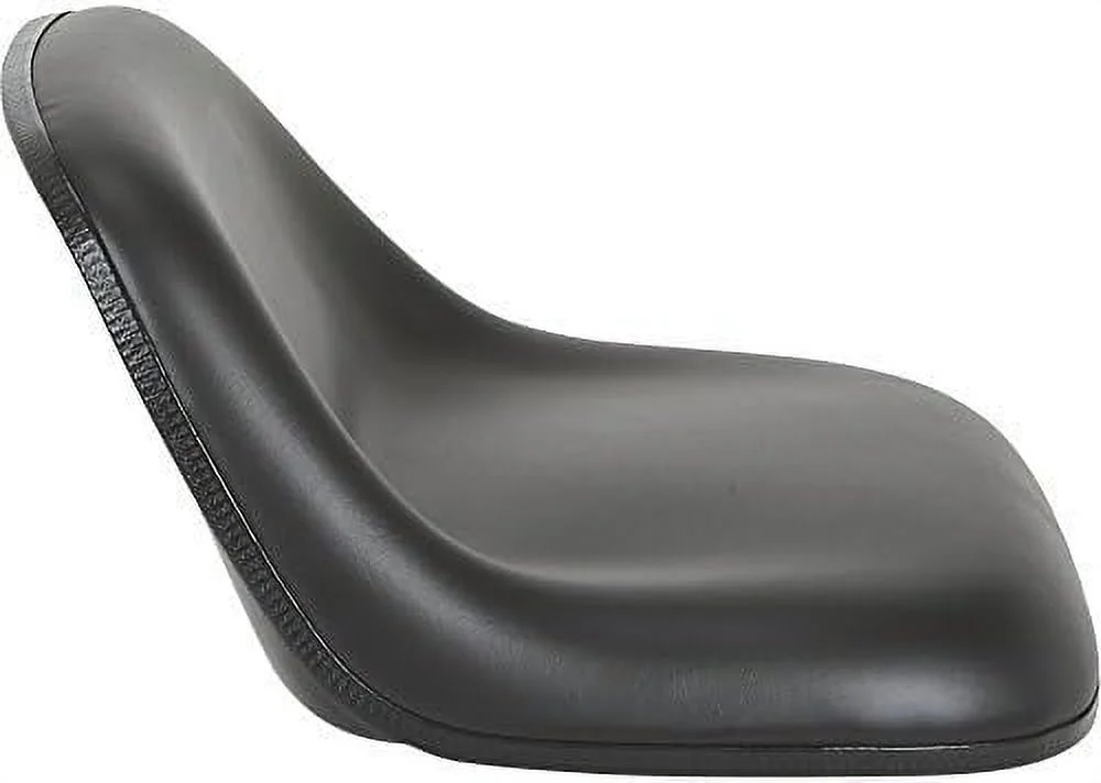 A & I Low-Back Universal Lawn Mower Seat - Black, Model# LMS2002