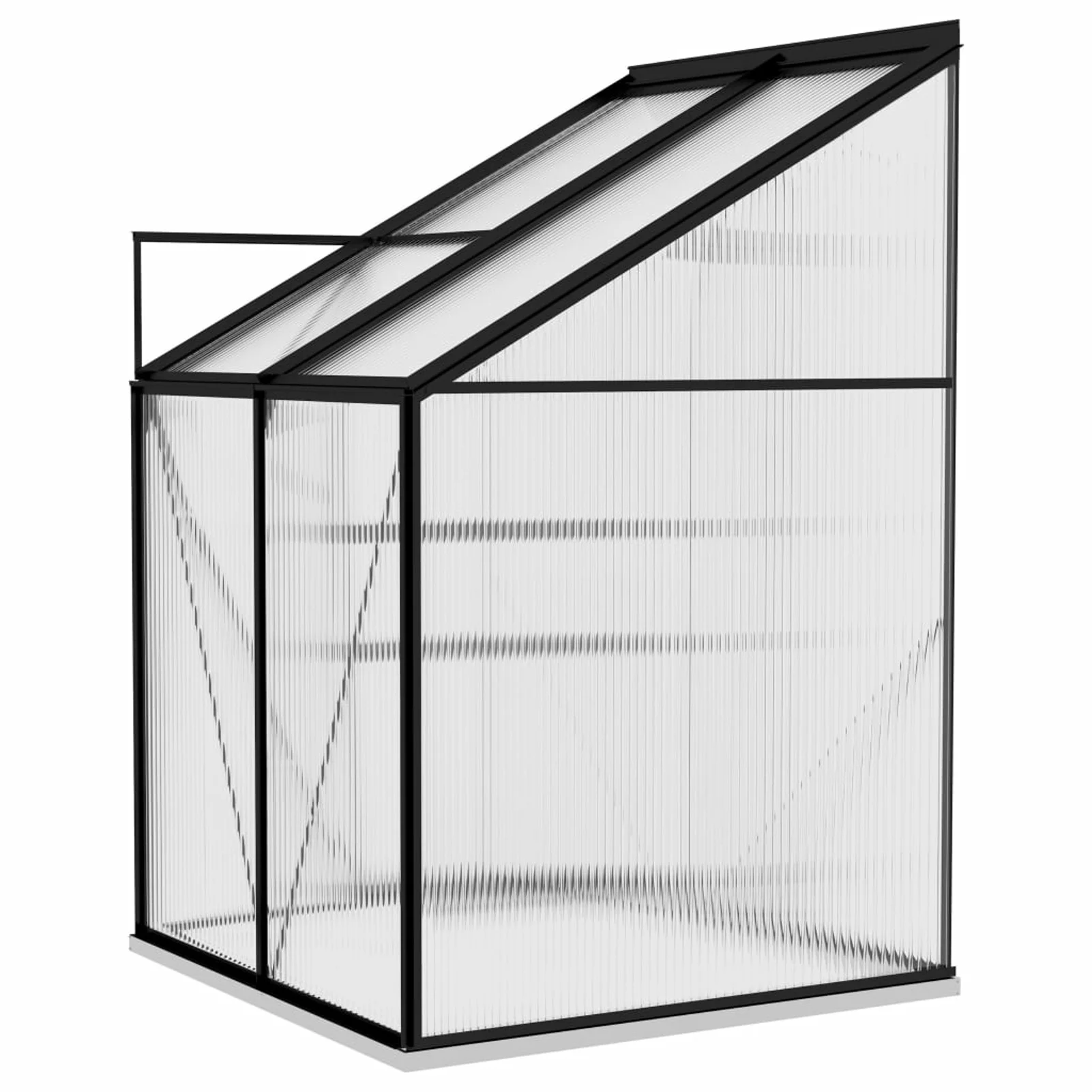 Suzicca Greenhouse Anthracite Aluminum 95.3 ft³