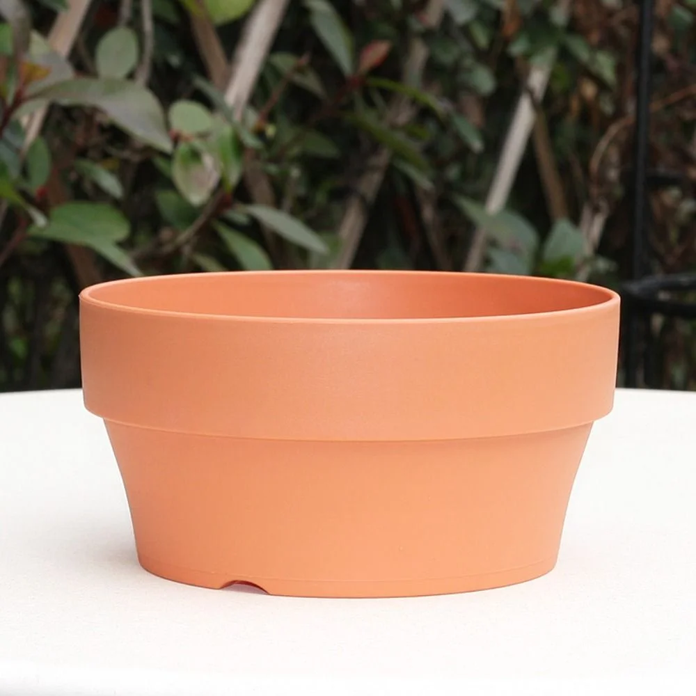 S/M/L Imitation Ceramic Flowerpot Creative Thickened Plant Pot Large-capacity European Style Plastic Garden Supplies