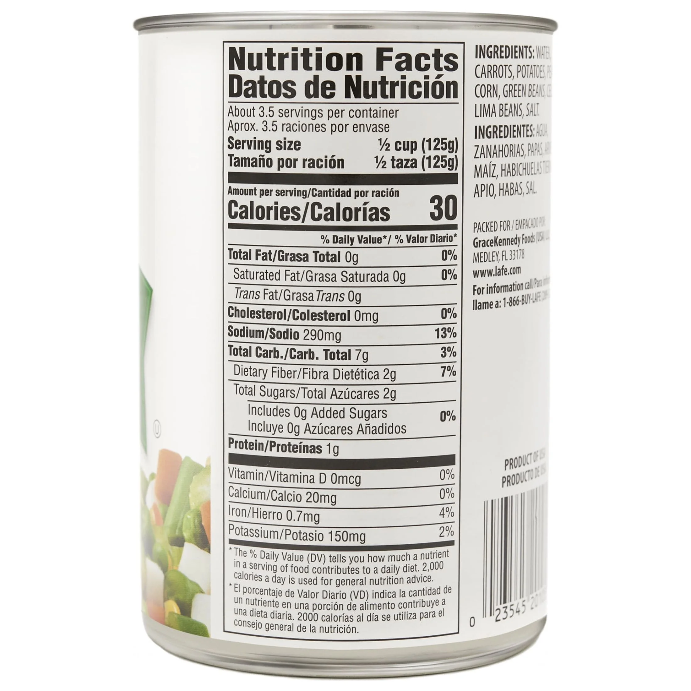 La Fe Mixed Vegetables