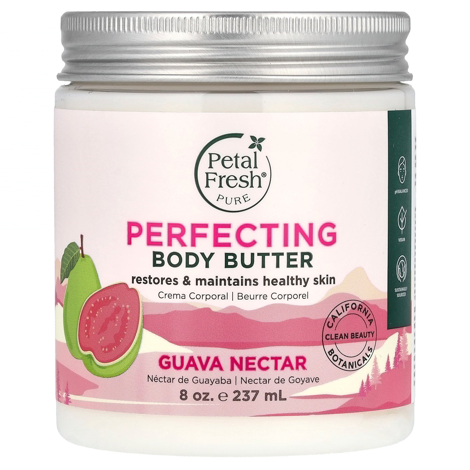 Perfecting Body Butter, Guava Nectar, 8 oz (237 ml), Petal Fresh