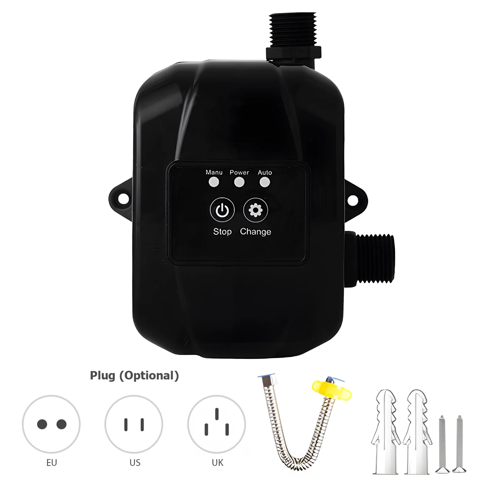 Nebublu  Pump,Water Pressure Lift 92ft Sprinklers Pressure Silent Water 150w Max Lift Water Pump With Adapter Adapter 150w Pump 24v Water 92ft Sprinklers Kitchen Adapter 150w Max