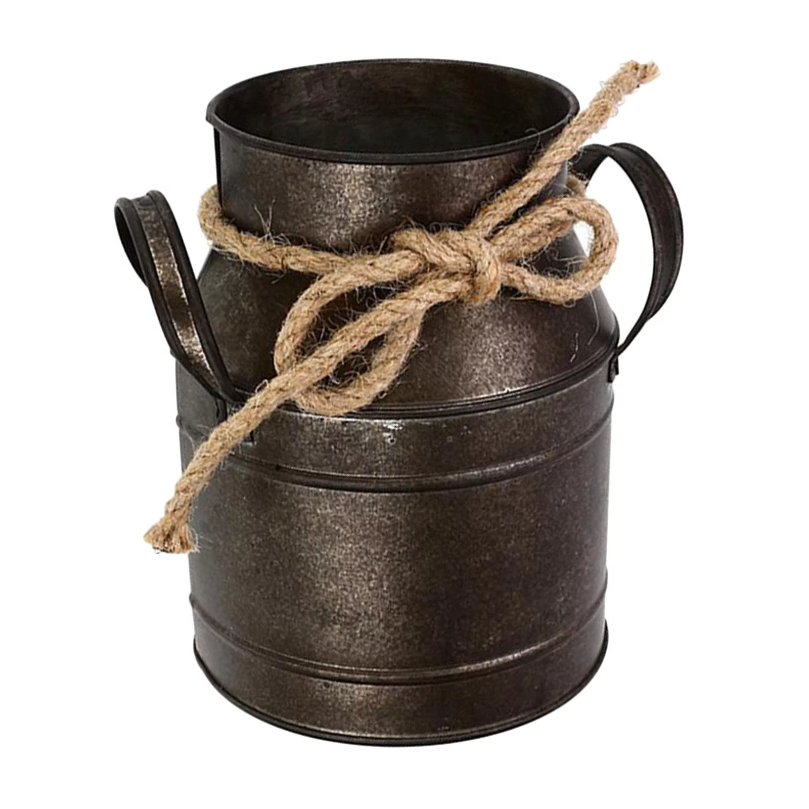 Decorative Bucket Flower Pot Retro Flower Vase Garden Plant Flowerpot Succulent Display Bucket