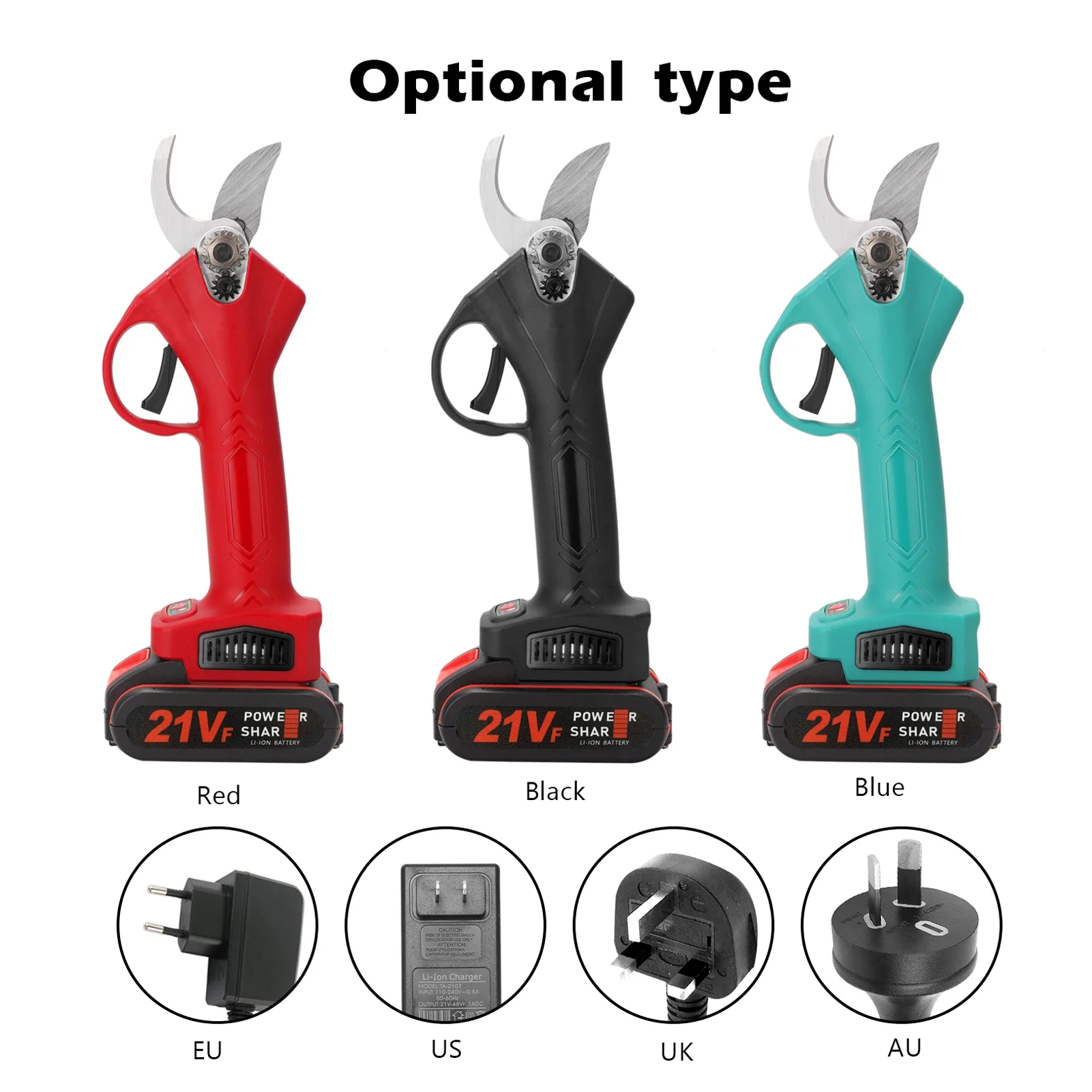 Geevorks Electric scissors,Efficient Fruit Bonsai Pruner Shear Efficient Fruit Bonsai Branches 21V Pruner Shear Branches Cutter Tool Efficient Bonsai Fruit Bonsai Fruit –