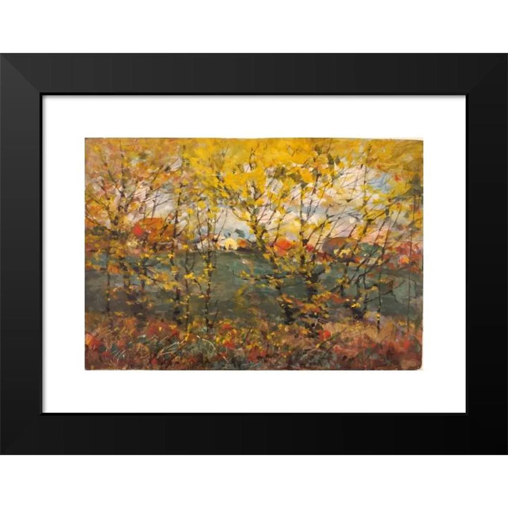 William Henry Holmes 14x11 Black Modern Framed Museum Art Print Titled - Royal Oak (1932)