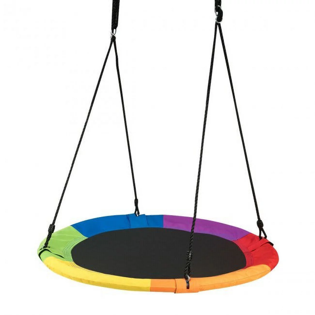 Versatile Flying Saucer Tree Swing - 1 - 6.0 - Swing into year-round fun!