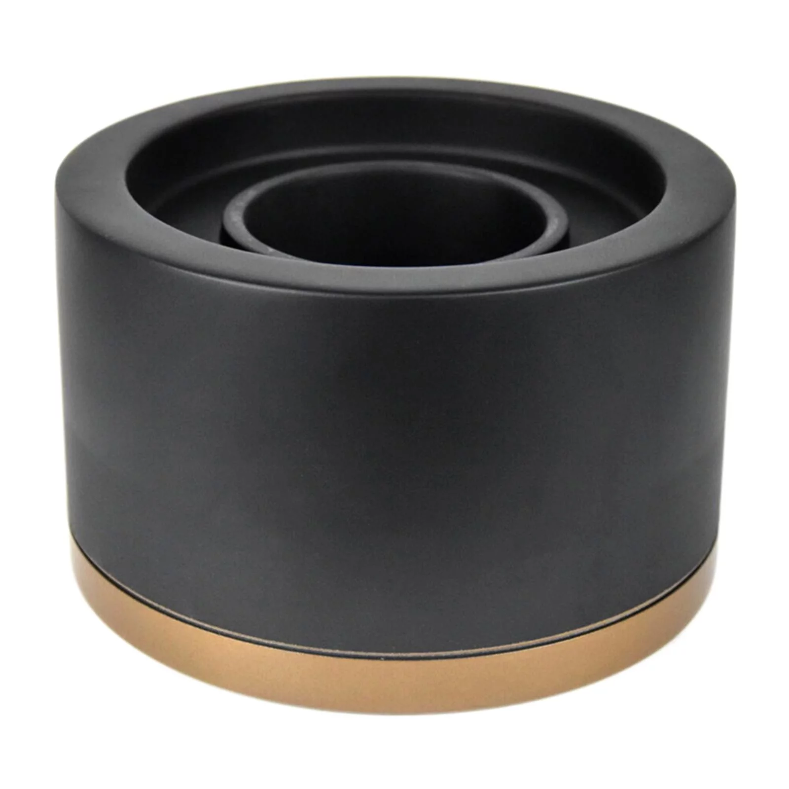 Portable Long Burning Tabletop Fireplace for Small Household Personal Flame Cups for Camping Balconies Decoration Black