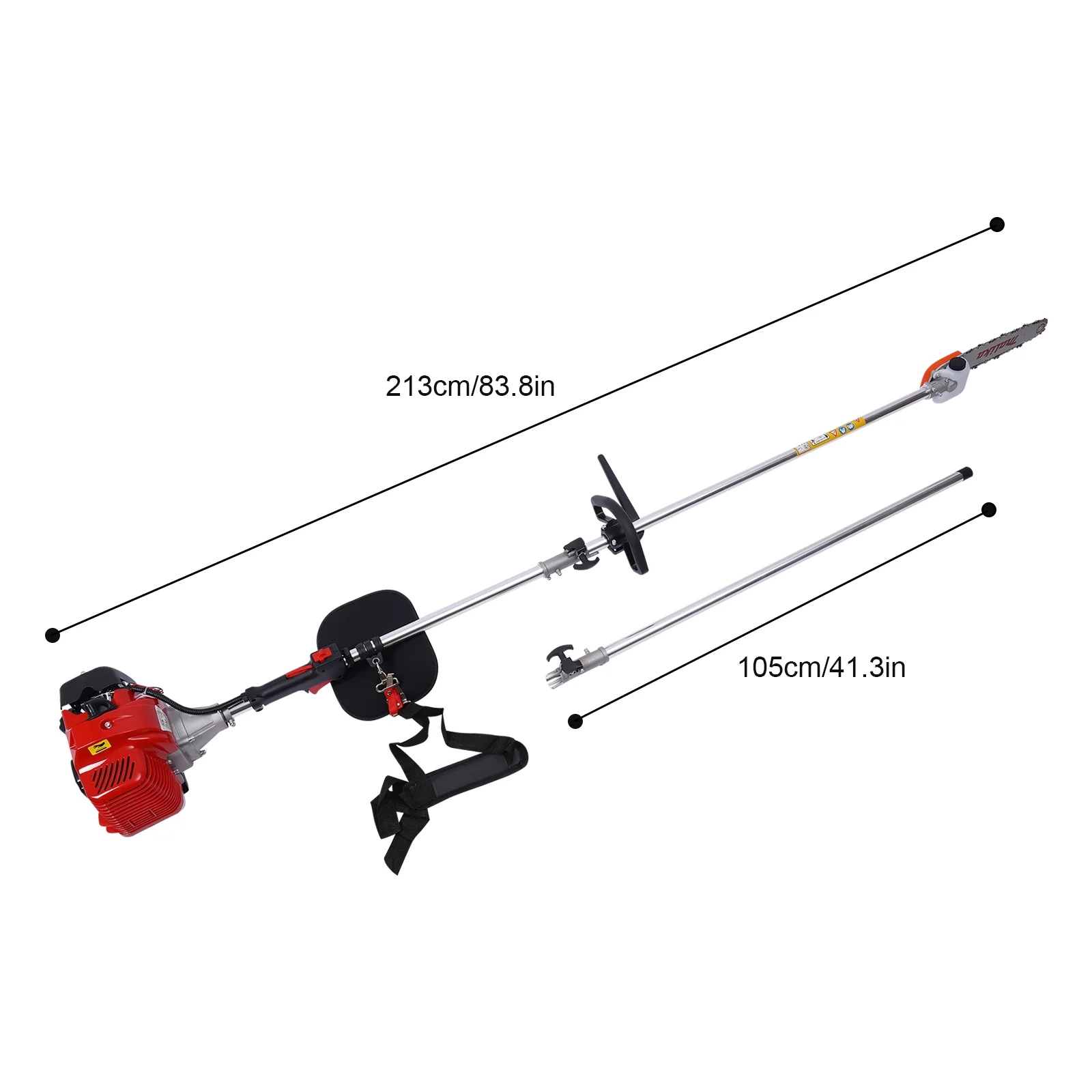 MONIPA Garden High Branch Saw Pruning Shears Electric Saw Pruning Machine 42.7CC