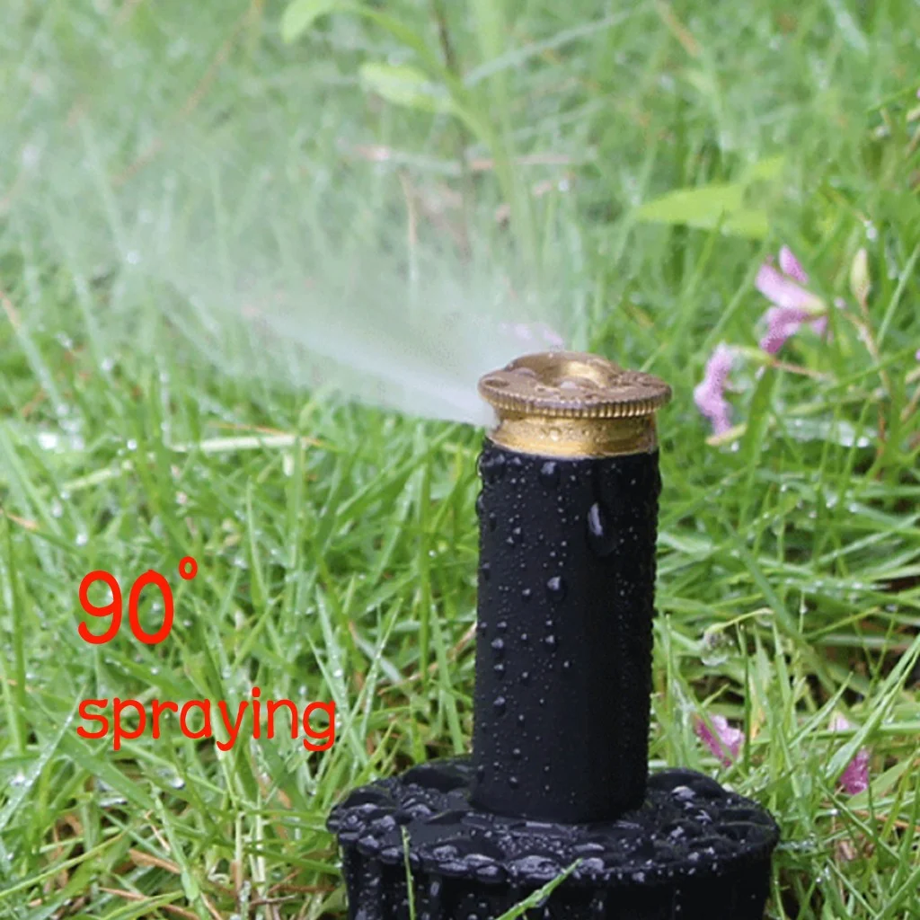 Water Hose Short Popup Spray Head Sprinklers Nozzle Watering Lawn Garden Irrigation System