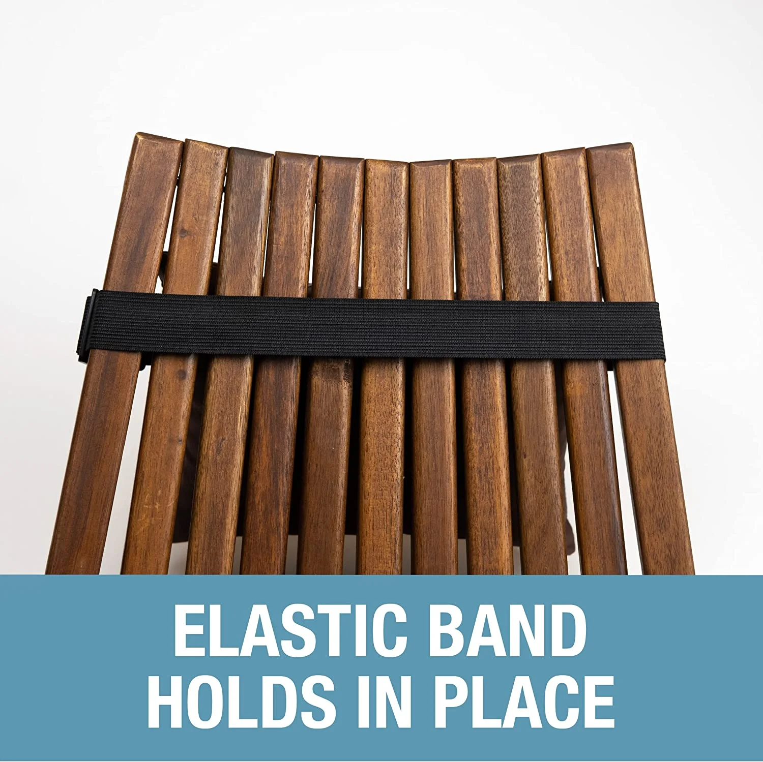 CleverMade Tamarack Chair Pillow with Elastic Band, Mocha (2PK)