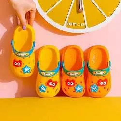 Kids Garden Shoes Swim Shoes Water Clogs Unisex-Toddler Pool Beach Garden Shower Summer Slides Slippers Flip Flops Jellies Girls Boys Slip-on
