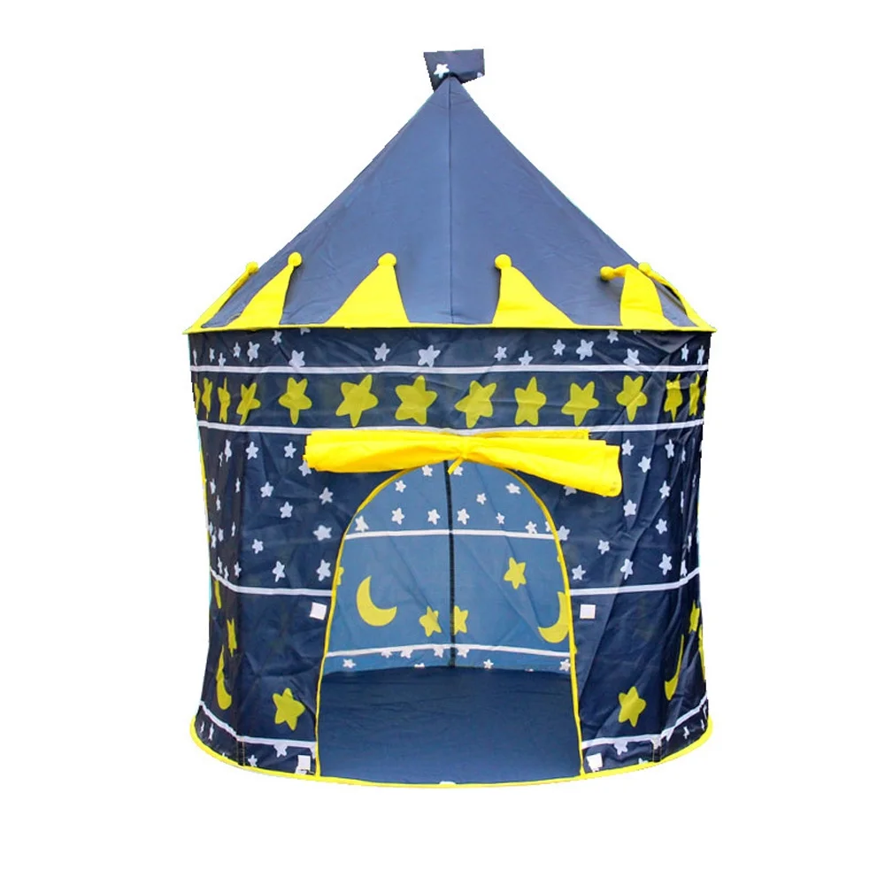 Prince Castle Play Tent Foldable Pop Tent Birthday Gifts for Kids Boys Indoor