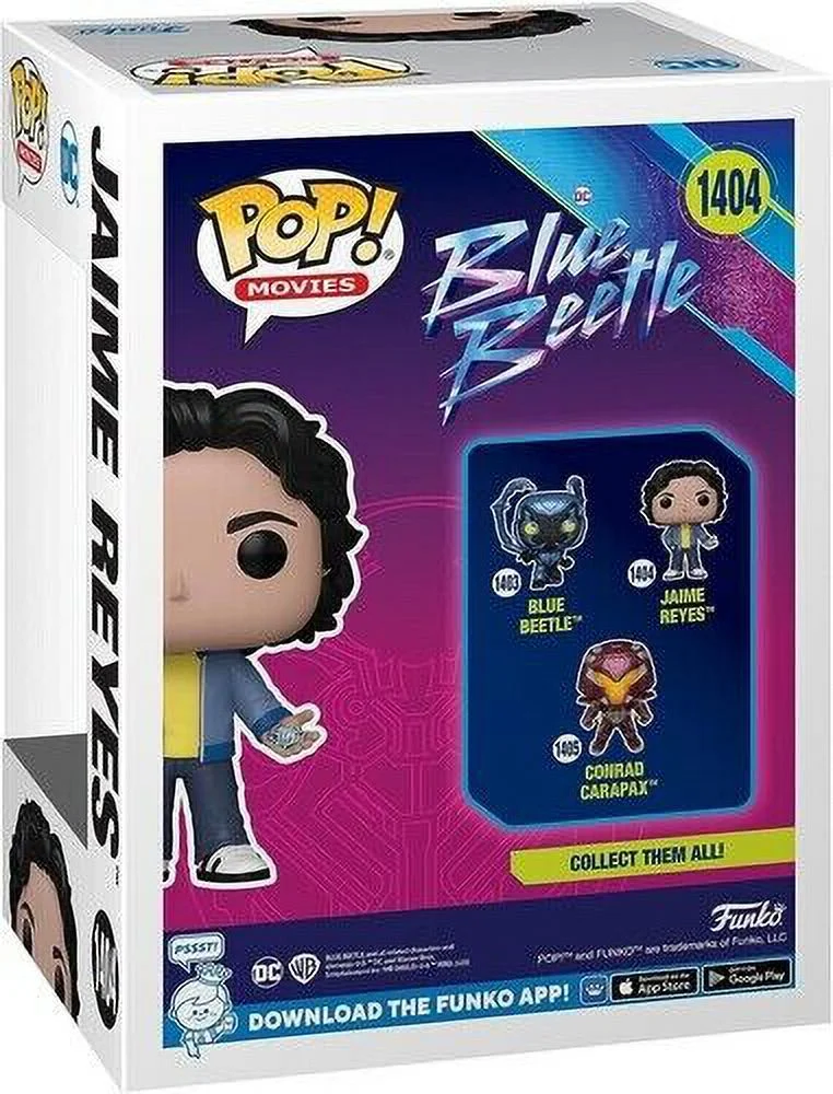 FUNKO POP! MOVIES: Blue Beetle- Jaime Reyes [New Toy] Vinyl Figure