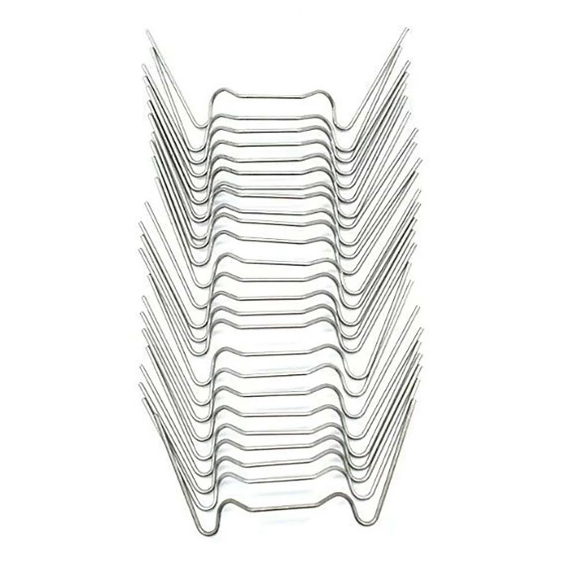 25/50/100 Pcs Stainless Steel W/Z Type Garden Wire Greenhouse Glazing Clips Glass Pane