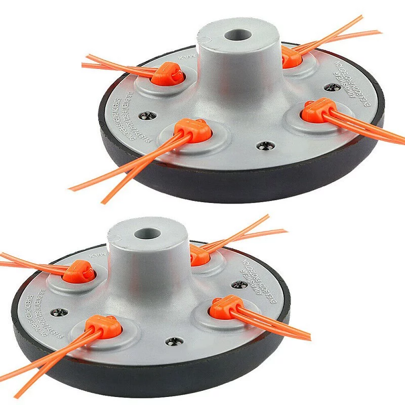 Cumbed 2X Universal Strimmer Line String Trimmer Head Fit All Pivotrim Gas Brush Cutter